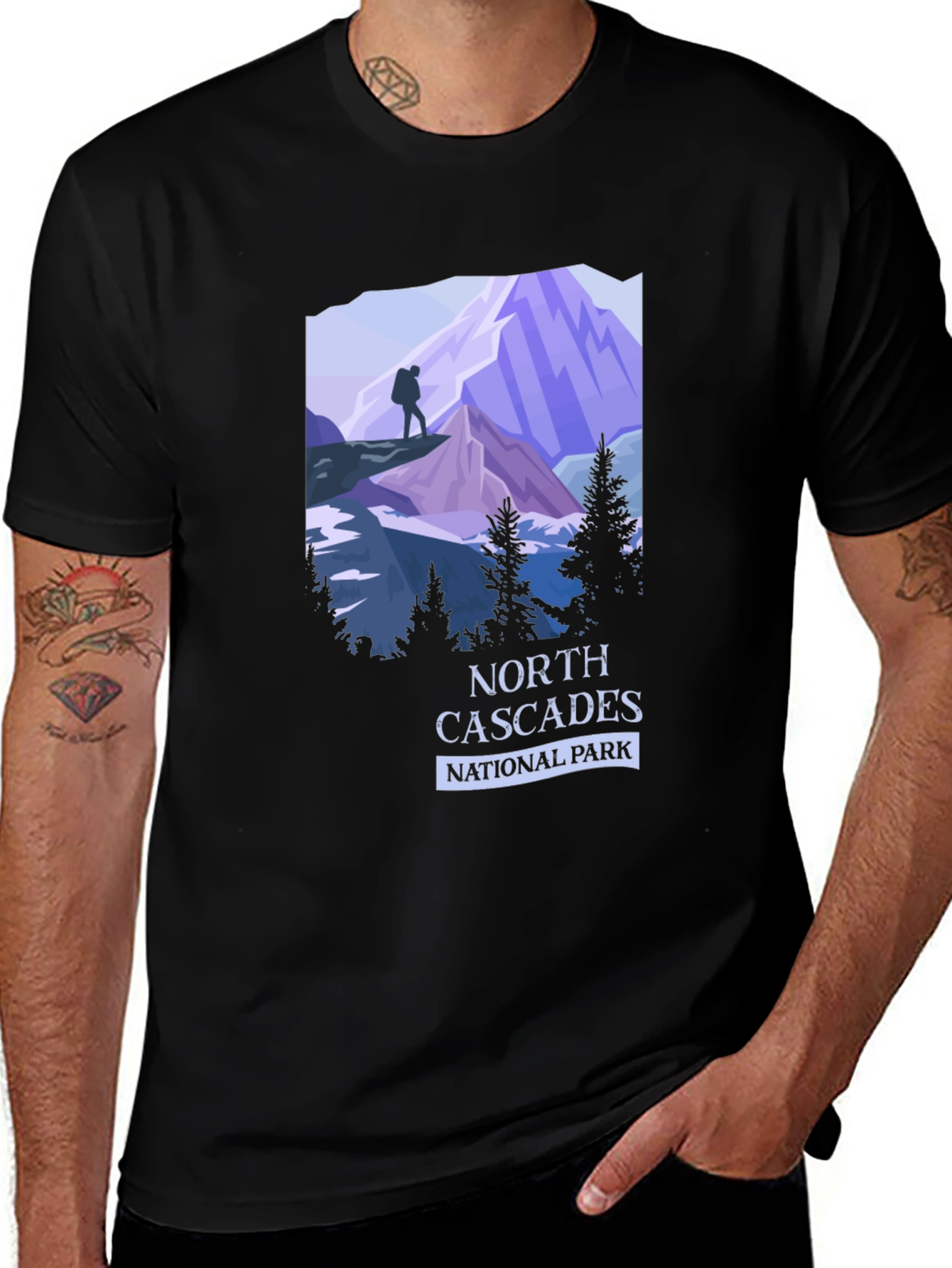 North Cascades National Park Graphic Tee