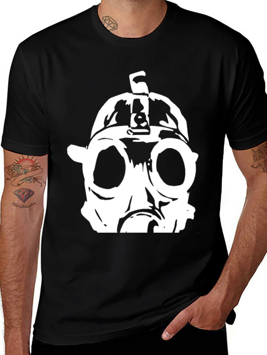 Gas Mask Graphic Tee - Bold Statement Shirt