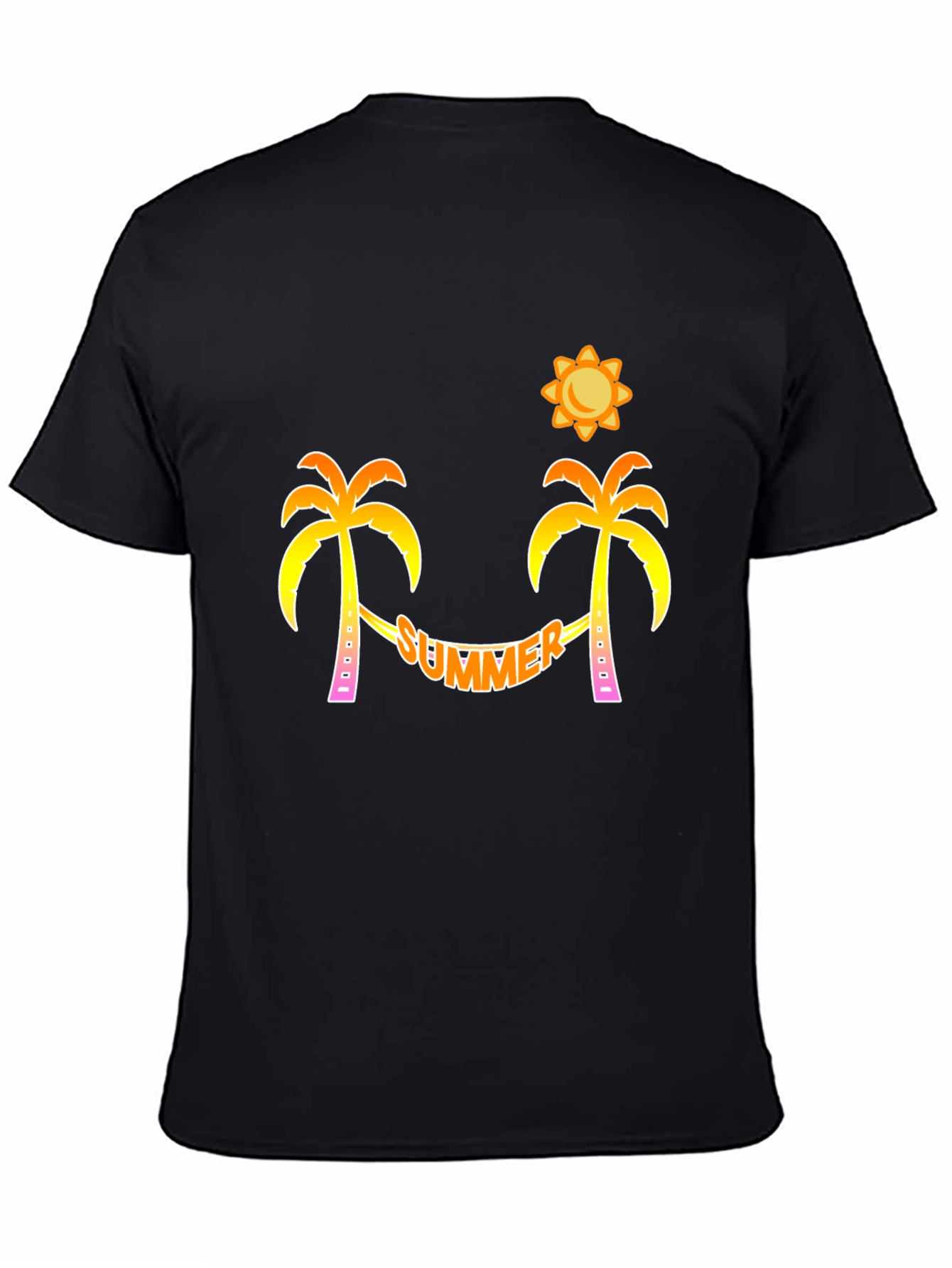 Summer Beach Palm Tree Graphic Tee