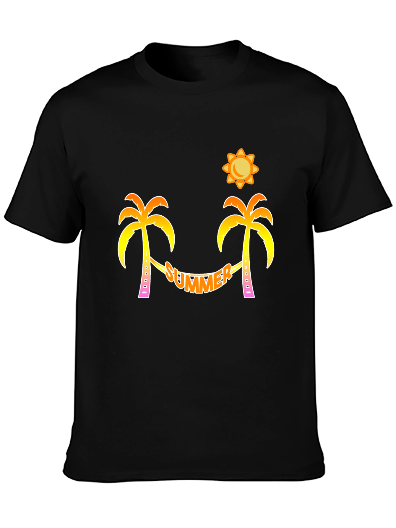 Summer Beach Palm Tree Graphic Tee