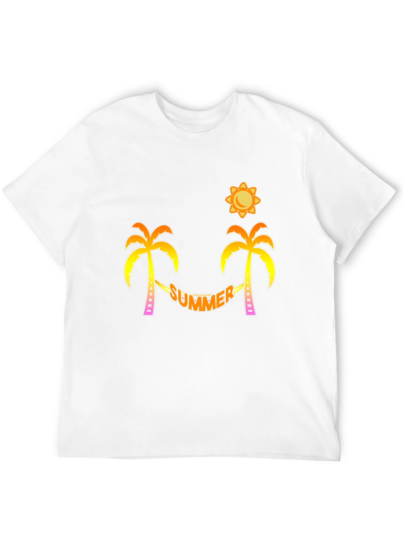 Summer Beach Palm Tree Graphic Tee