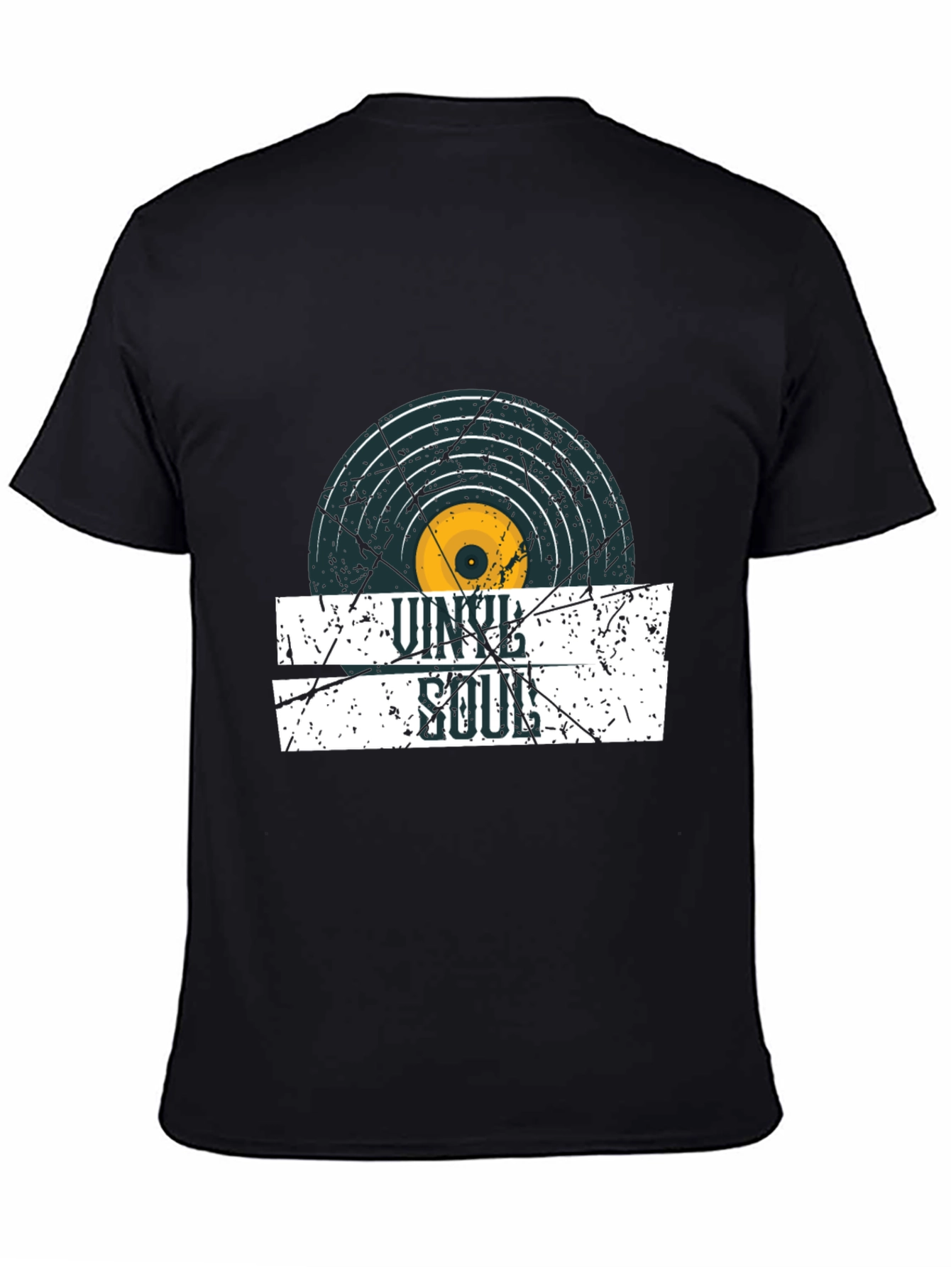 Vinyl Soul Graphic Tee - Retro Music Lover T-Shirt