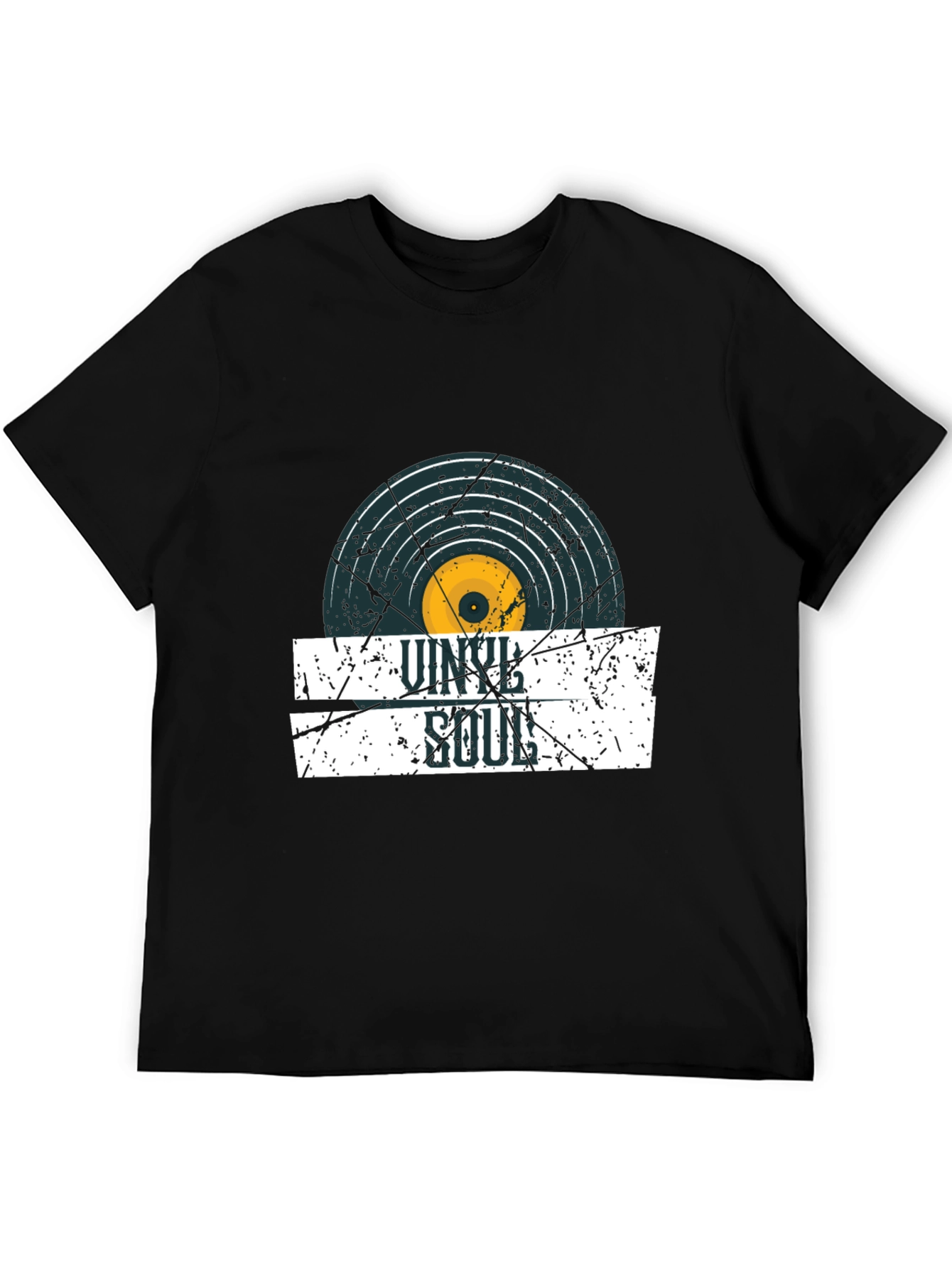 Vinyl Soul Graphic Tee - Retro Music Lover T-Shirt