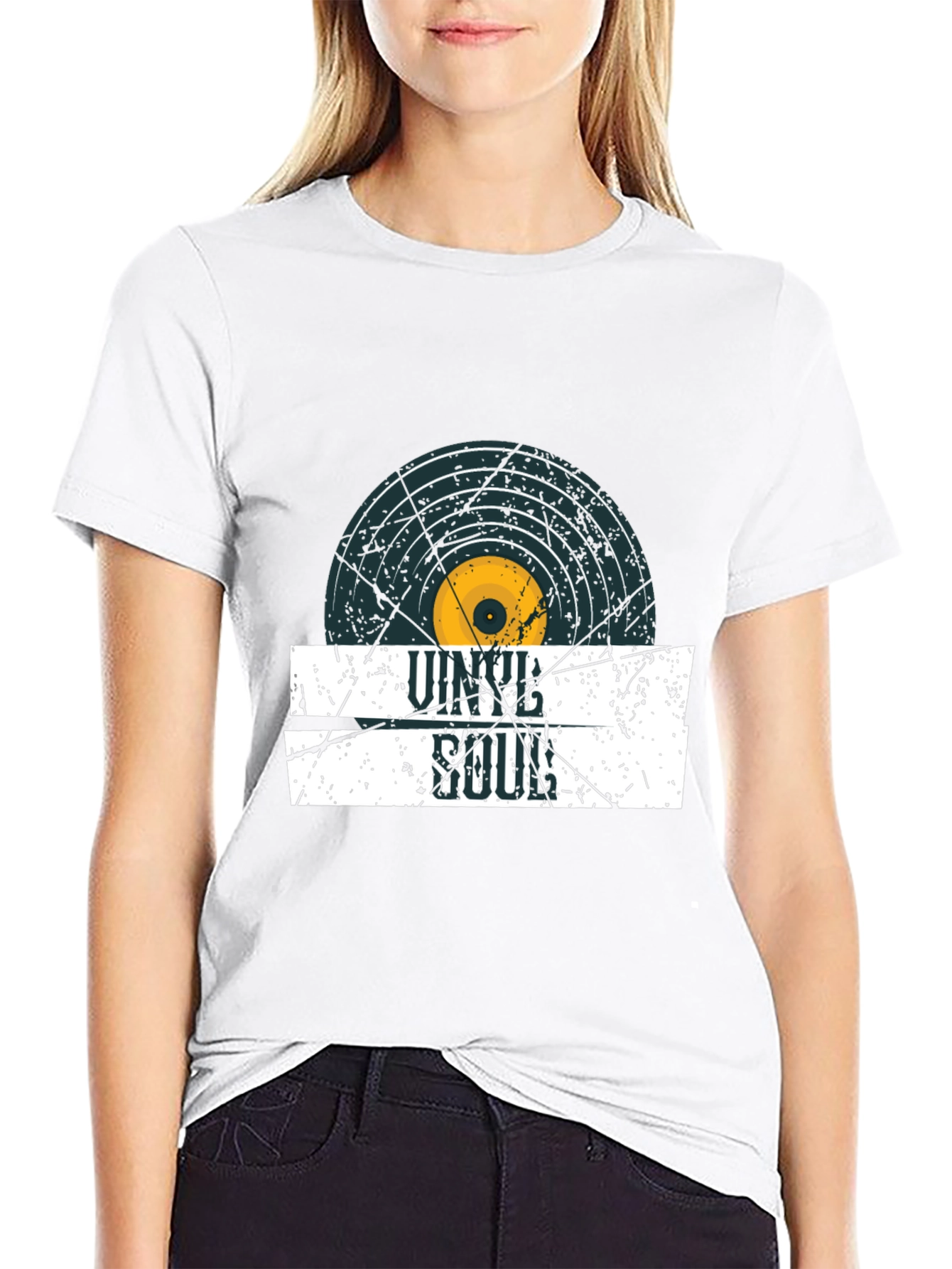 Vinyl Soul Graphic Tee - Retro Music Lover T-Shirt