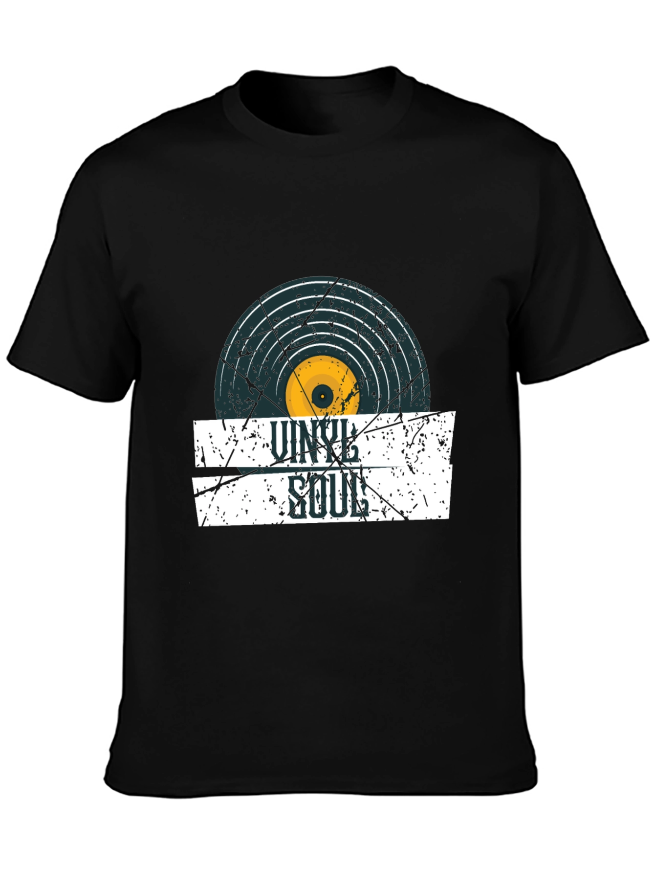 Vinyl Soul Graphic Tee - Retro Music Lover T-Shirt