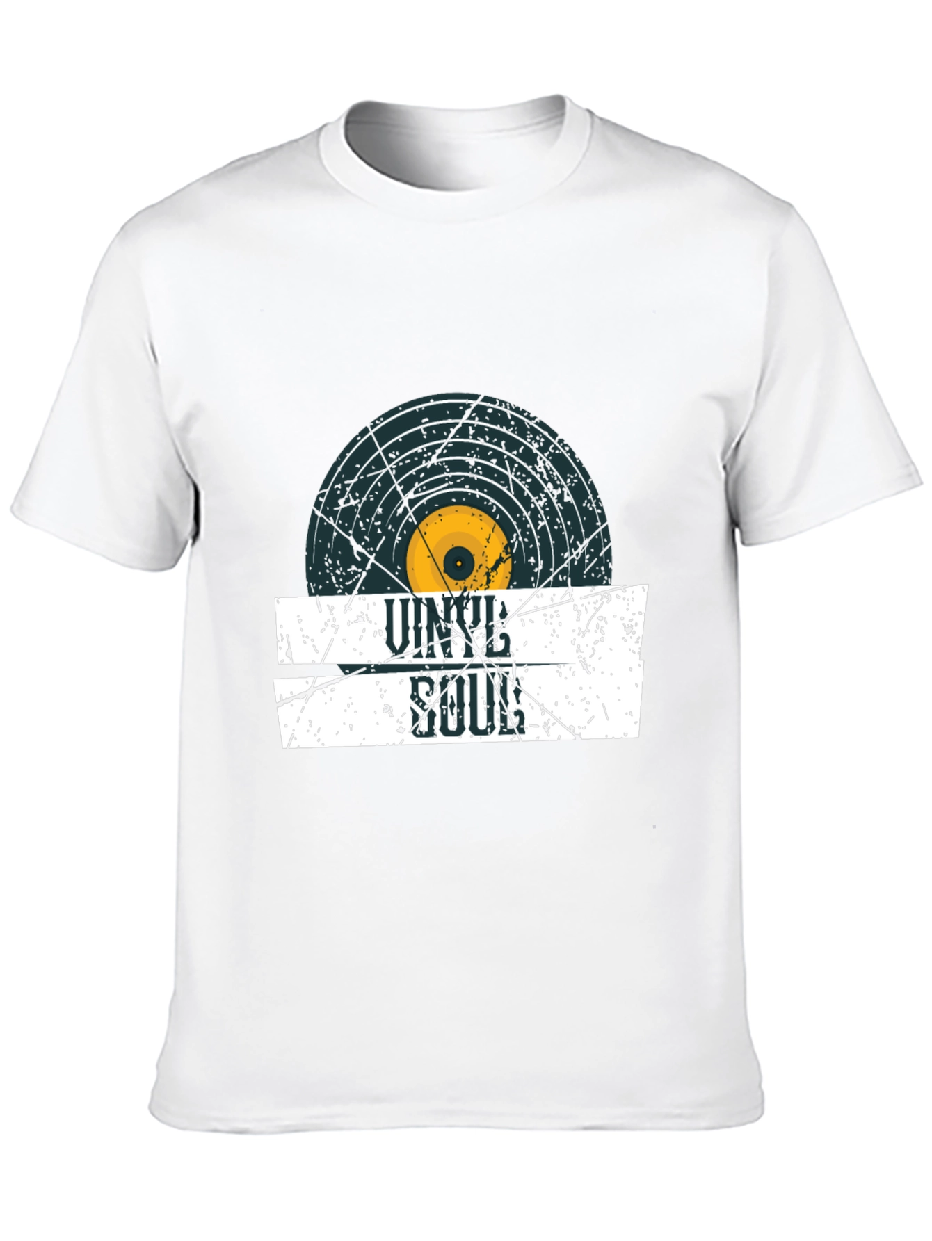 Vinyl Soul Graphic Tee - Retro Music Lover T-Shirt