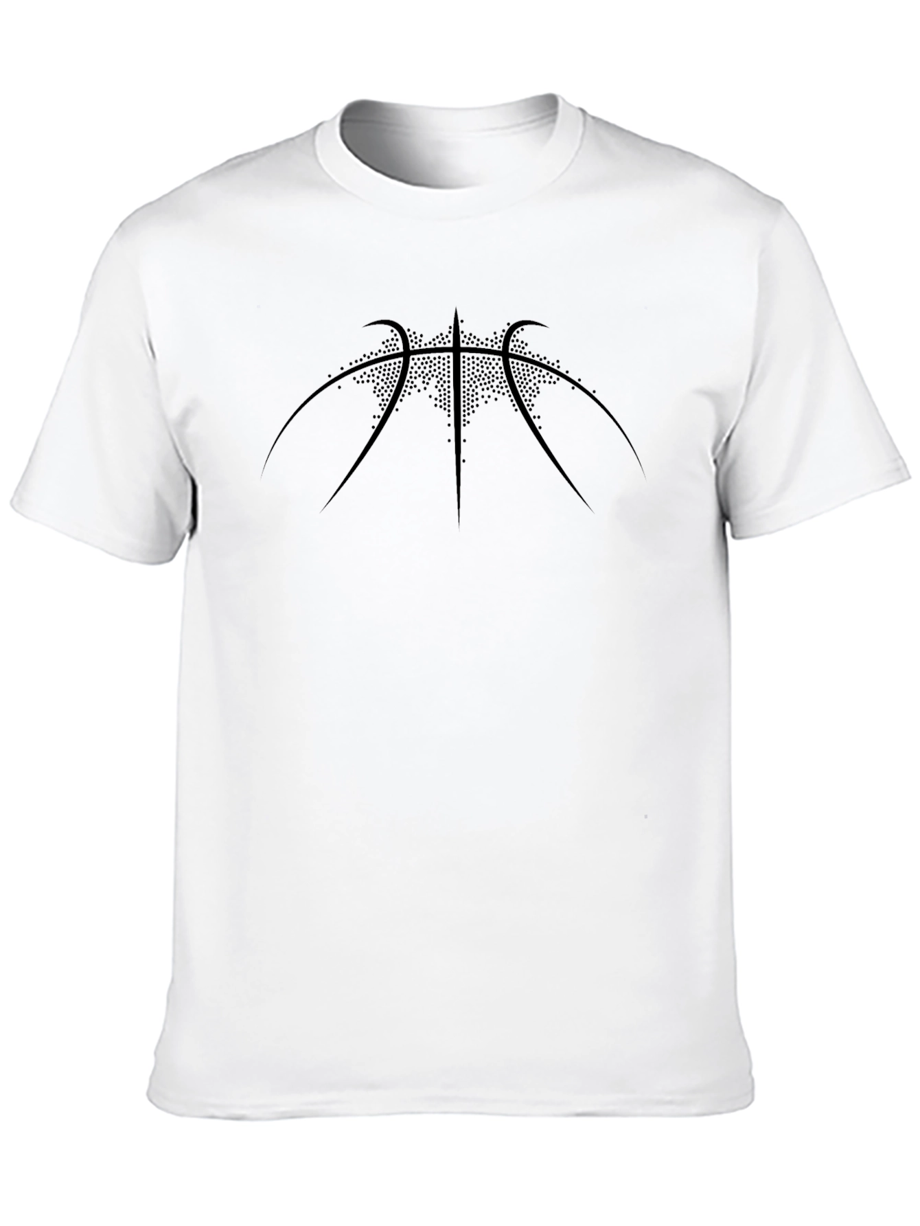 Mens Black Basketball Graphic T-Shirt