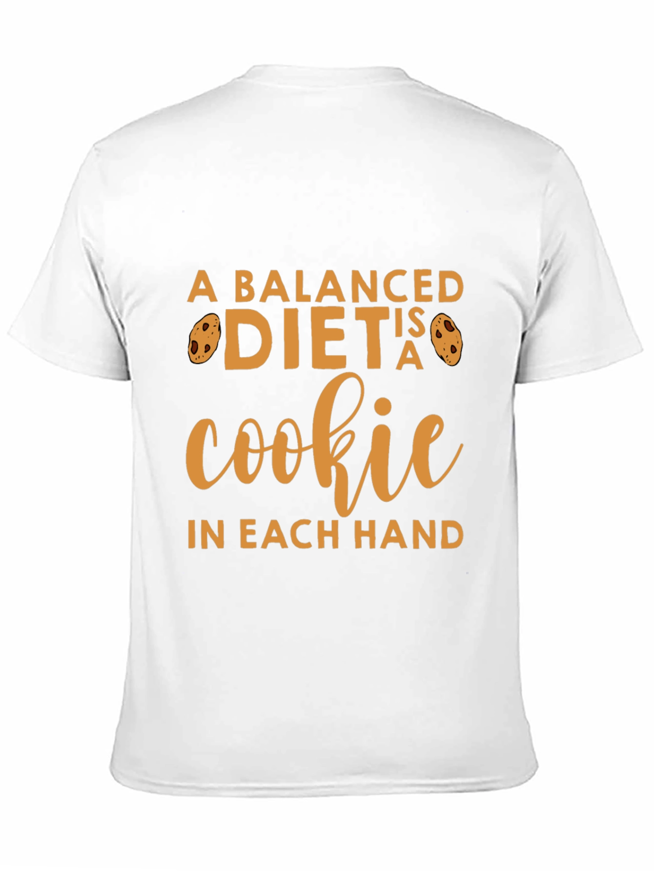 Funny Cookie Lover T-Shirt - Balanced Diet Design