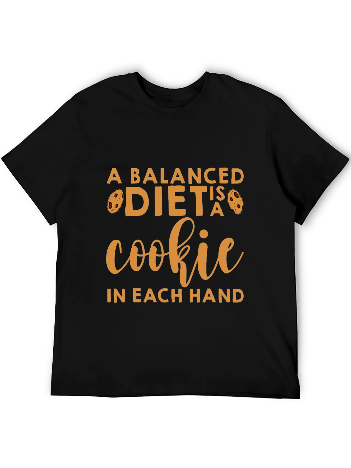 Funny Cookie Lover T-Shirt - Balanced Diet Design