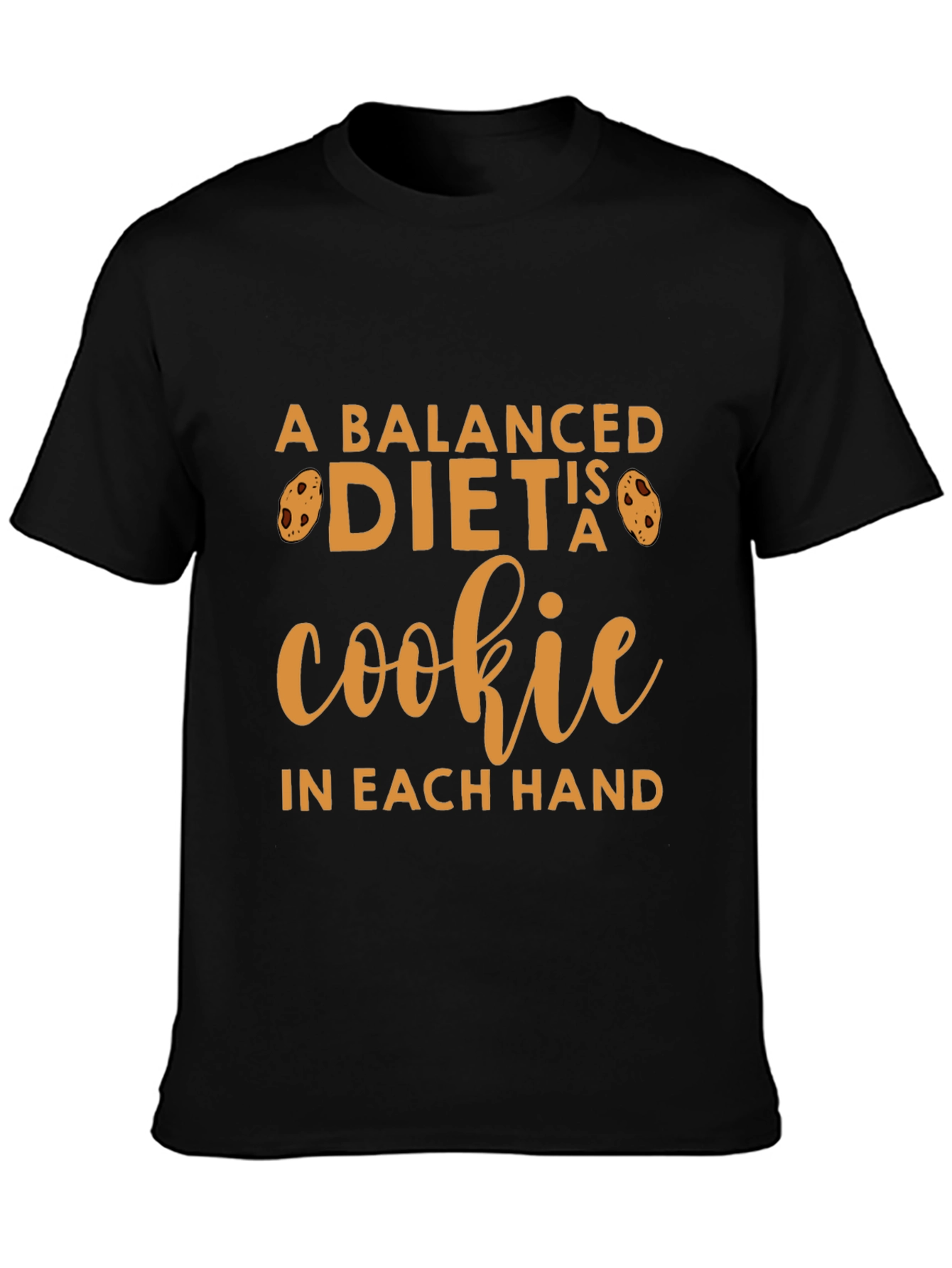 Funny Cookie Lover T-Shirt - Balanced Diet Design