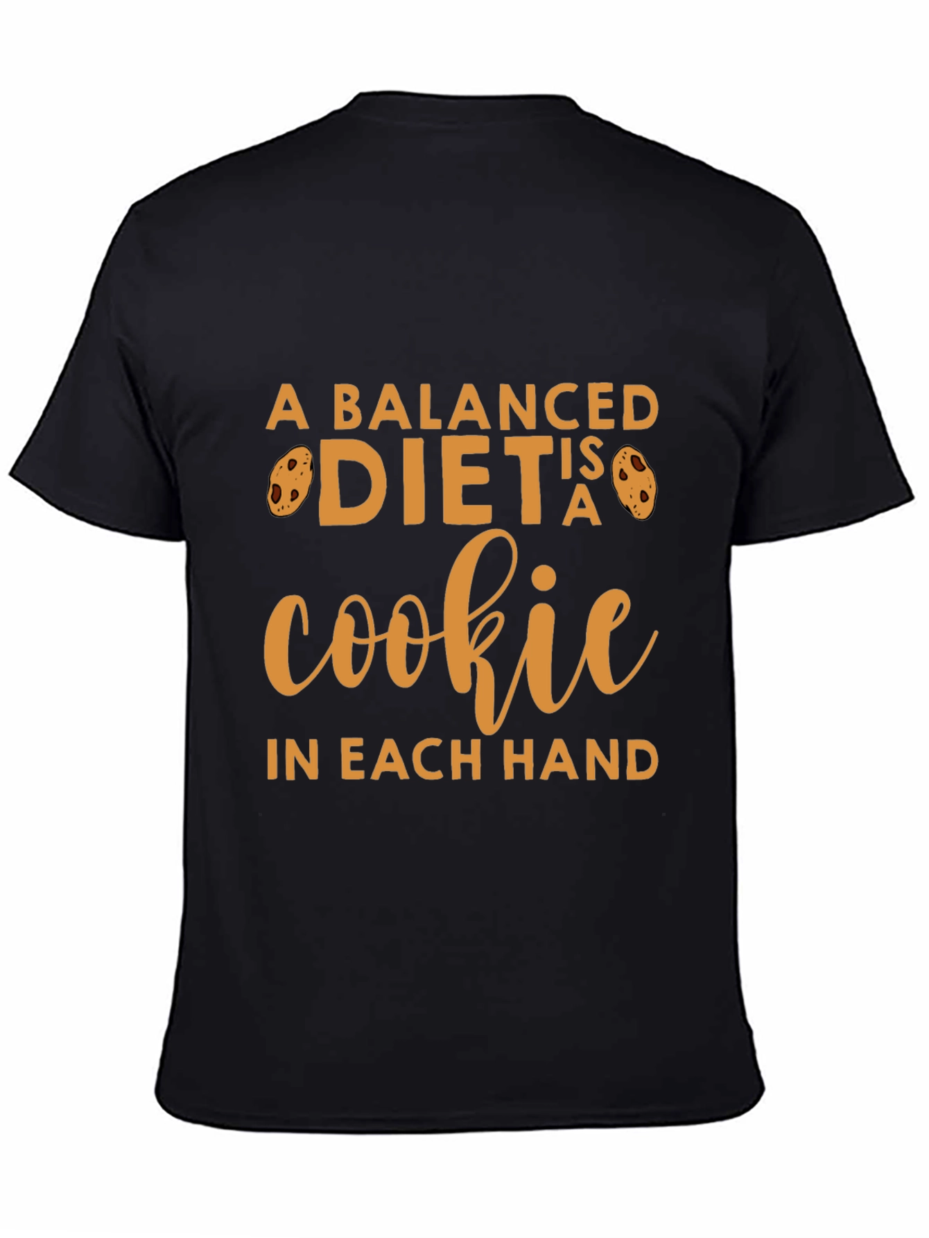 Funny Cookie Lover T-Shirt - Balanced Diet Design