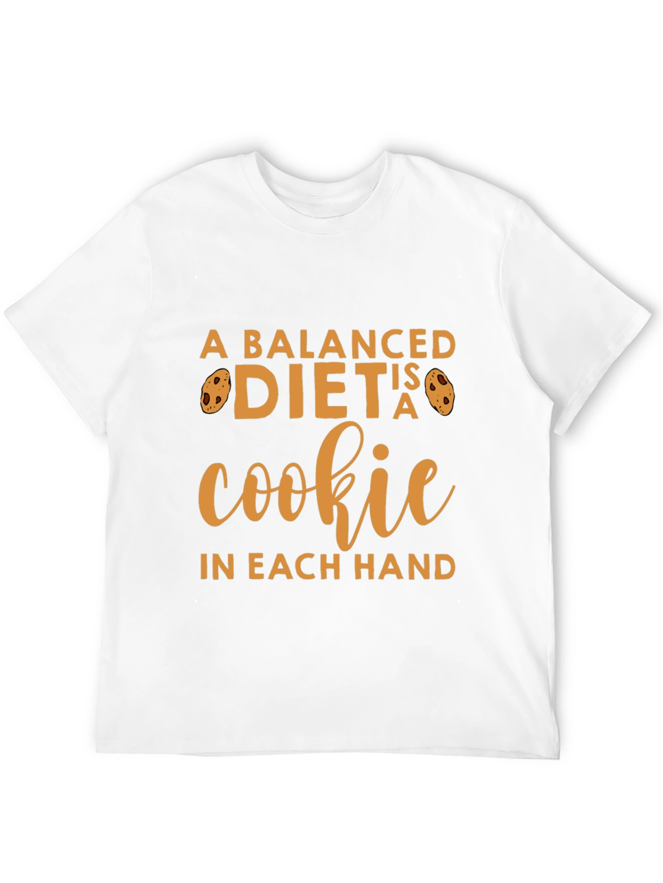 Funny Cookie Lover T-Shirt - Balanced Diet Design