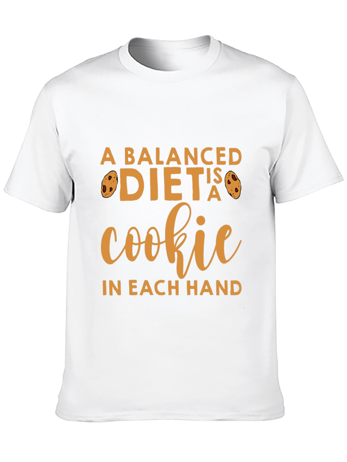 Funny Cookie Lover T-Shirt - Balanced Diet Design