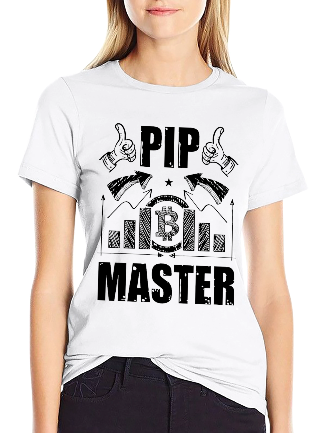 PIP Master Bitcoin Crypto Trading T-Shirt