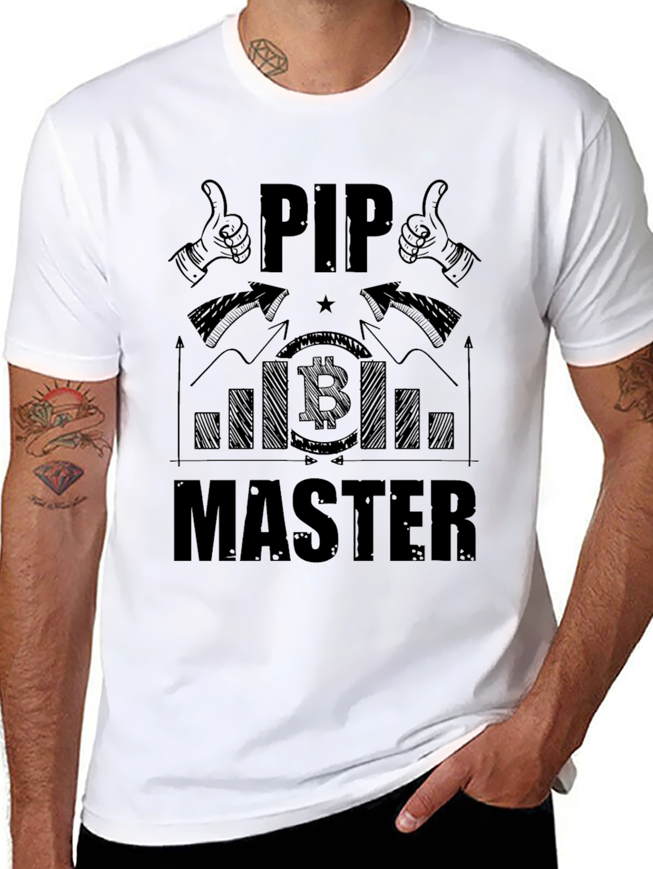 PIP Master Bitcoin Crypto Trading T-Shirt