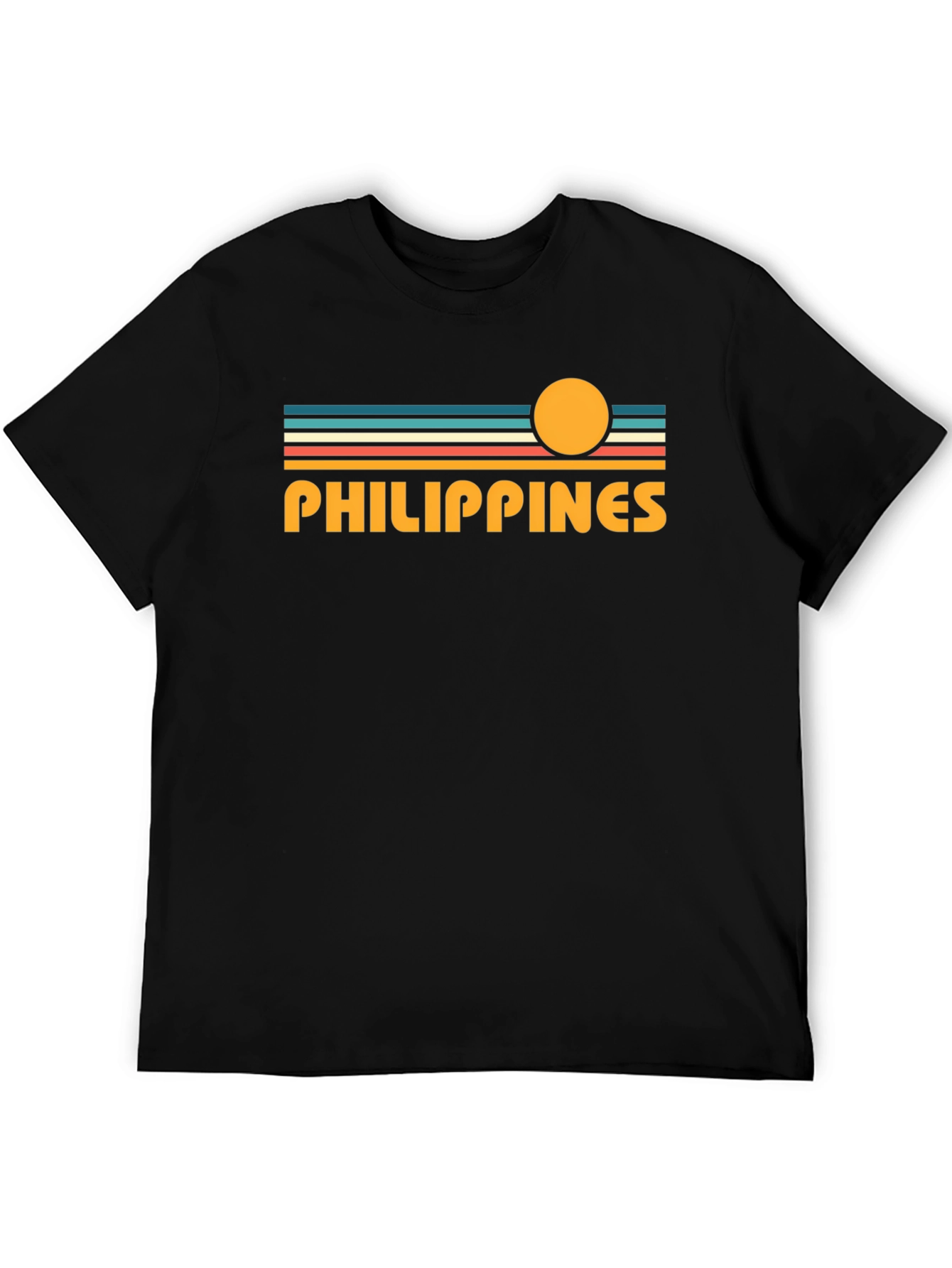 Philippines Retro Sunset T-Shirt