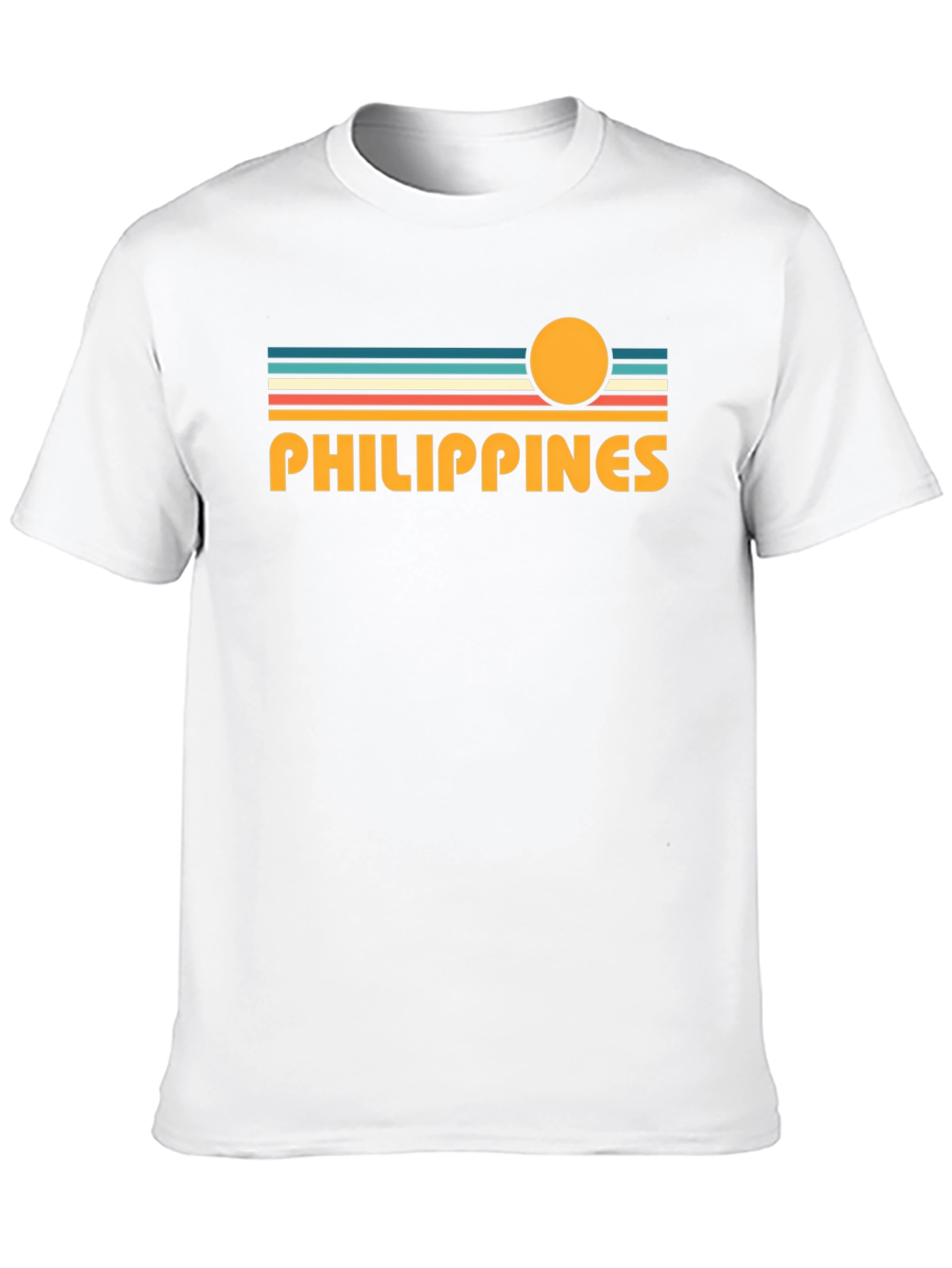 Philippines Retro Sunset T-Shirt