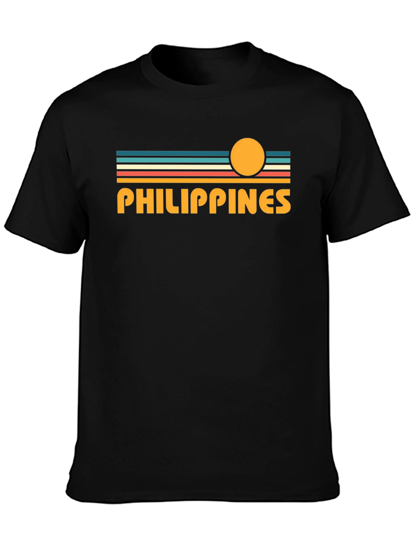 Philippines Retro Sunset T-Shirt