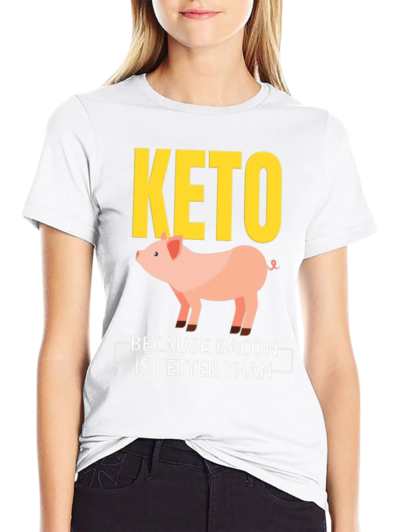 Keto Bacon T-Shirt - Funny Diet Tee