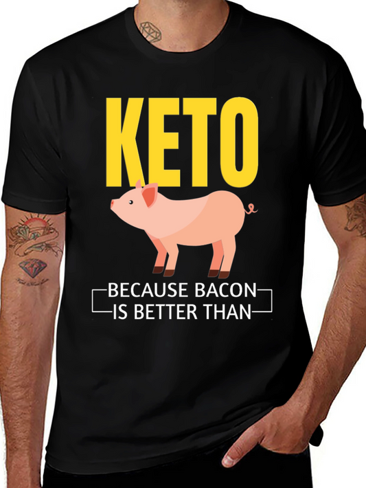 Keto Bacon T-Shirt - Funny Diet Tee