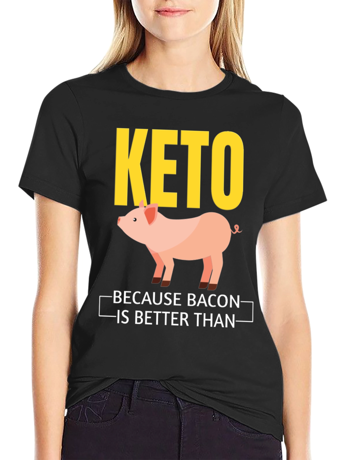 Keto Bacon T-Shirt - Funny Diet Tee
