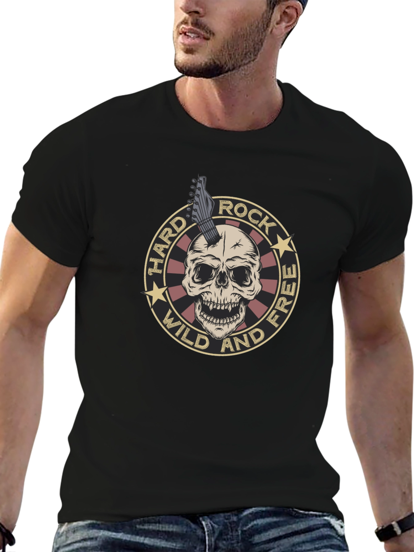 Hard Rock Skull Graphic Tee - Wild & Free