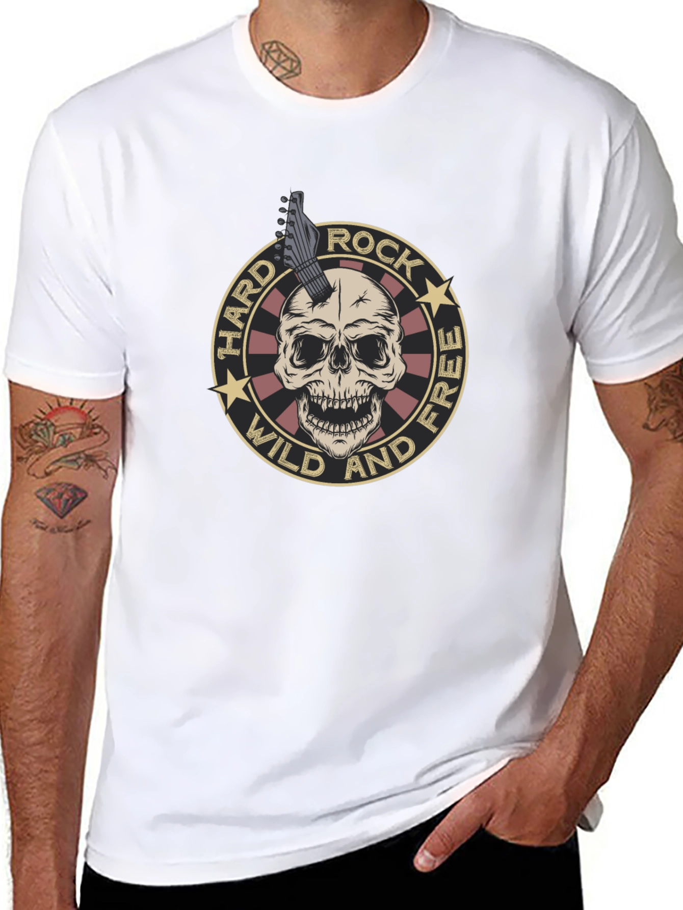 Hard Rock Skull Graphic Tee - Wild & Free