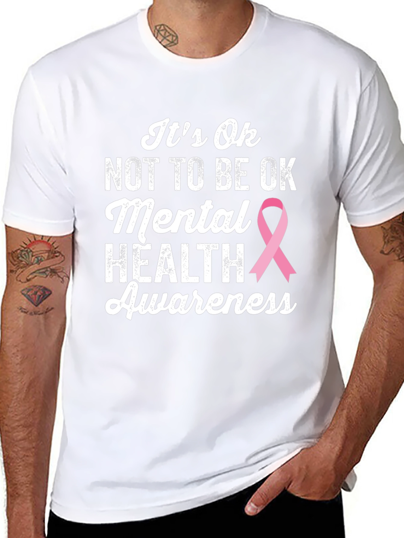 Mental Health Awareness Graphic T-Shirt