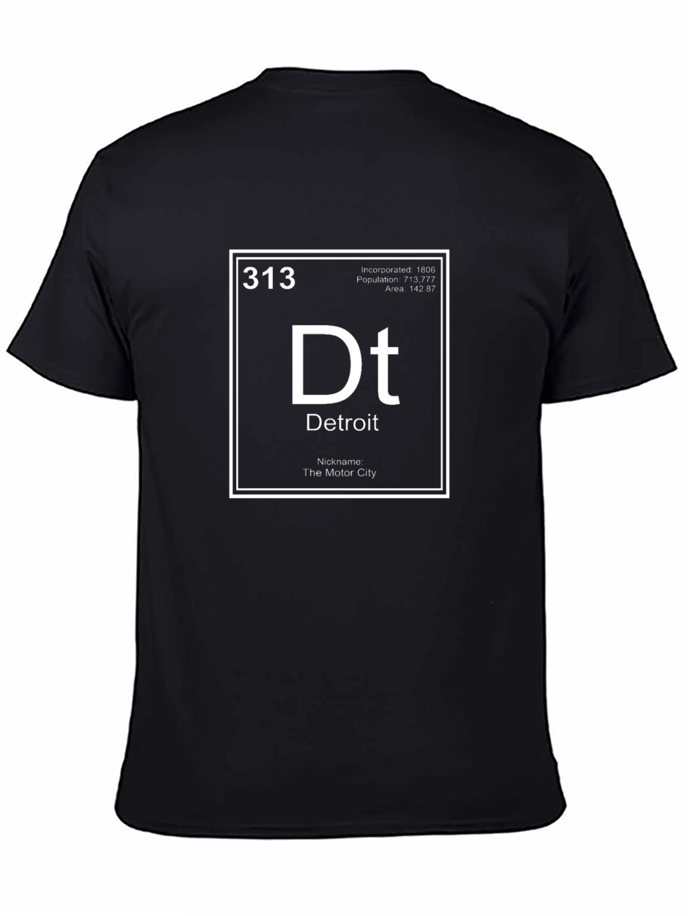 Detroit Periodic Table T-Shirt