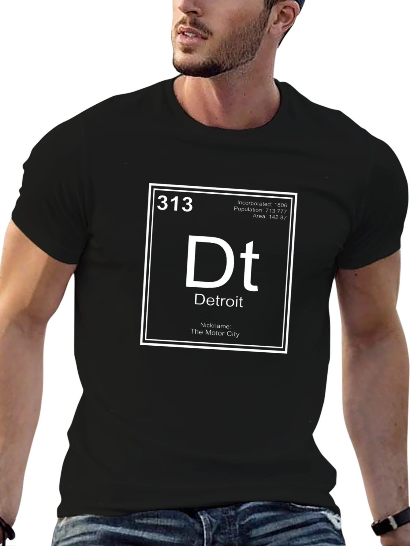 Detroit Periodic Table T-Shirt