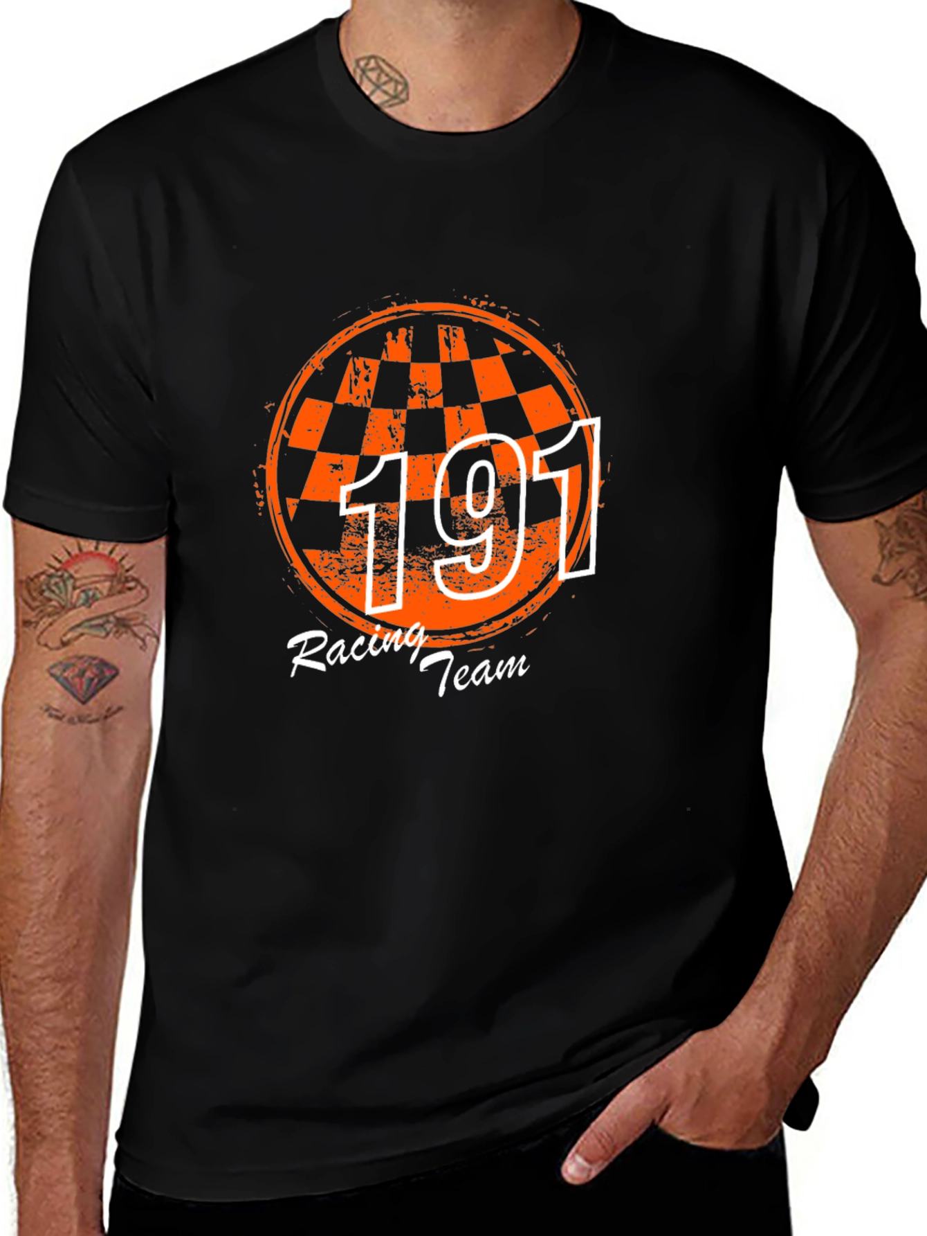 191 Racing Team Black T-Shirt