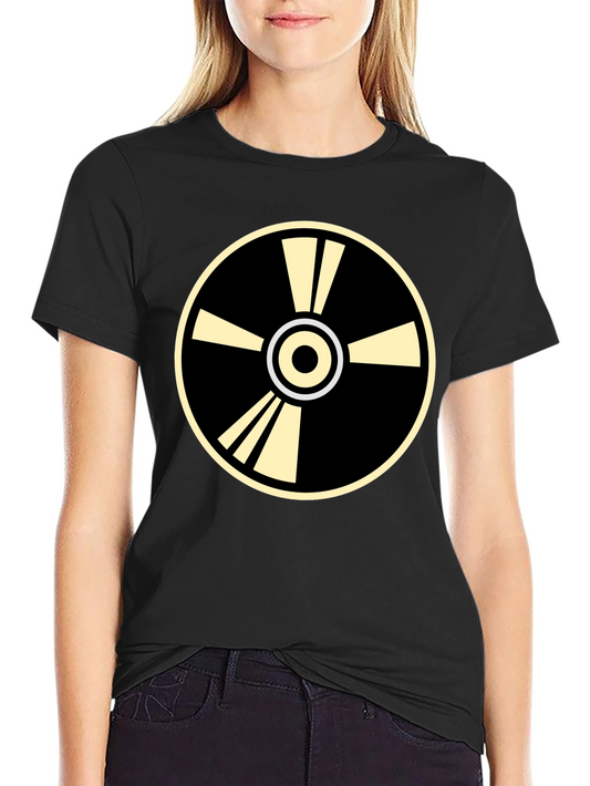 Geometric Graphic Tee - Stylish Circular Design