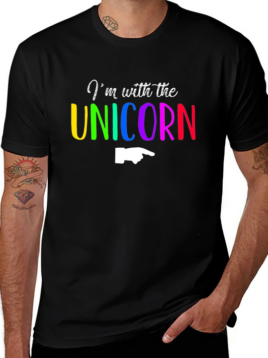 Im with the Unicorn T-Shirt - Rainbow Pride