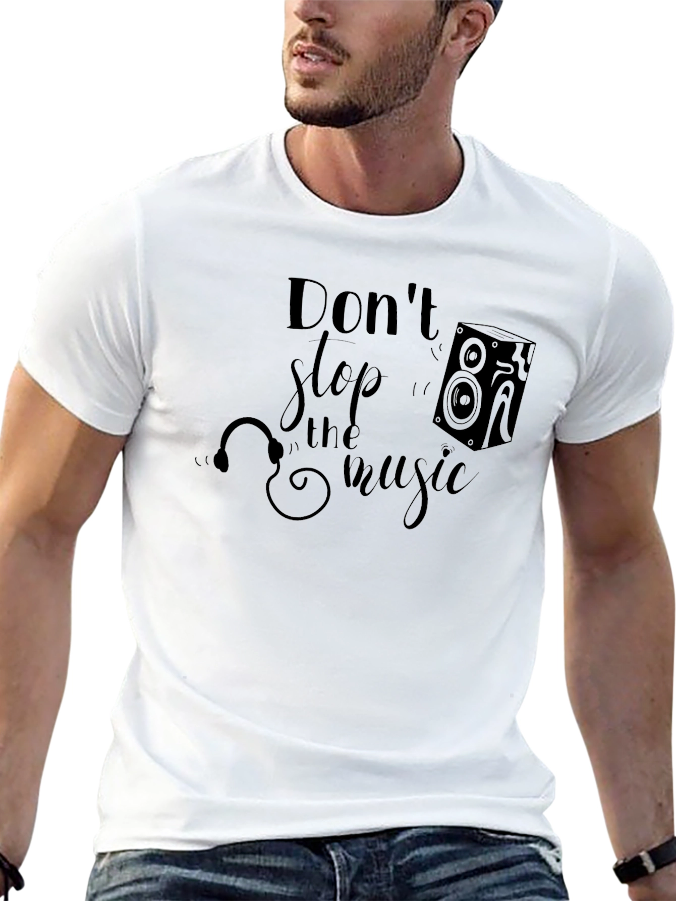 Dont Stop The Music Graphic Tee