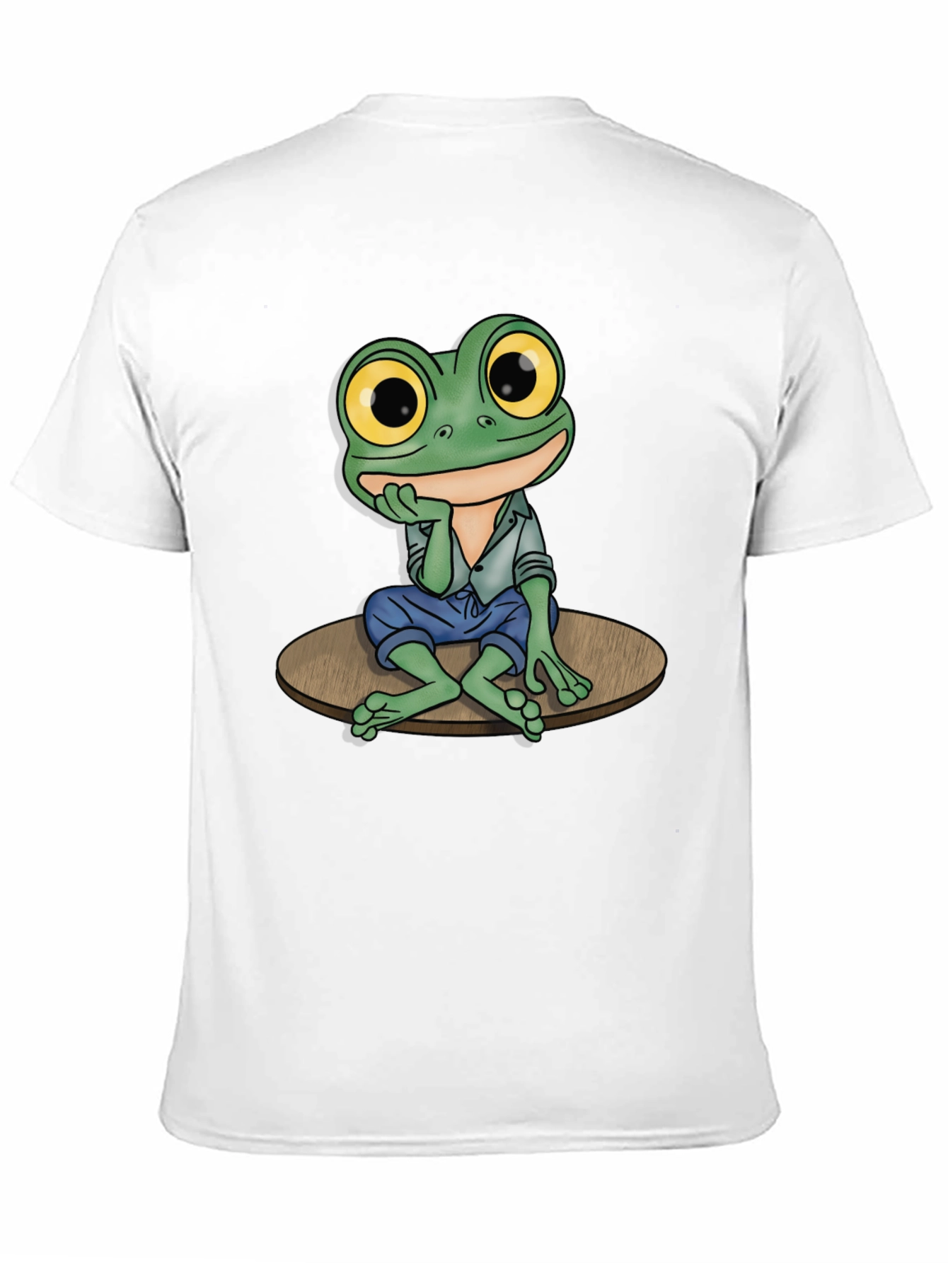 Frog Graphic Tee - Casual Black T-Shirt