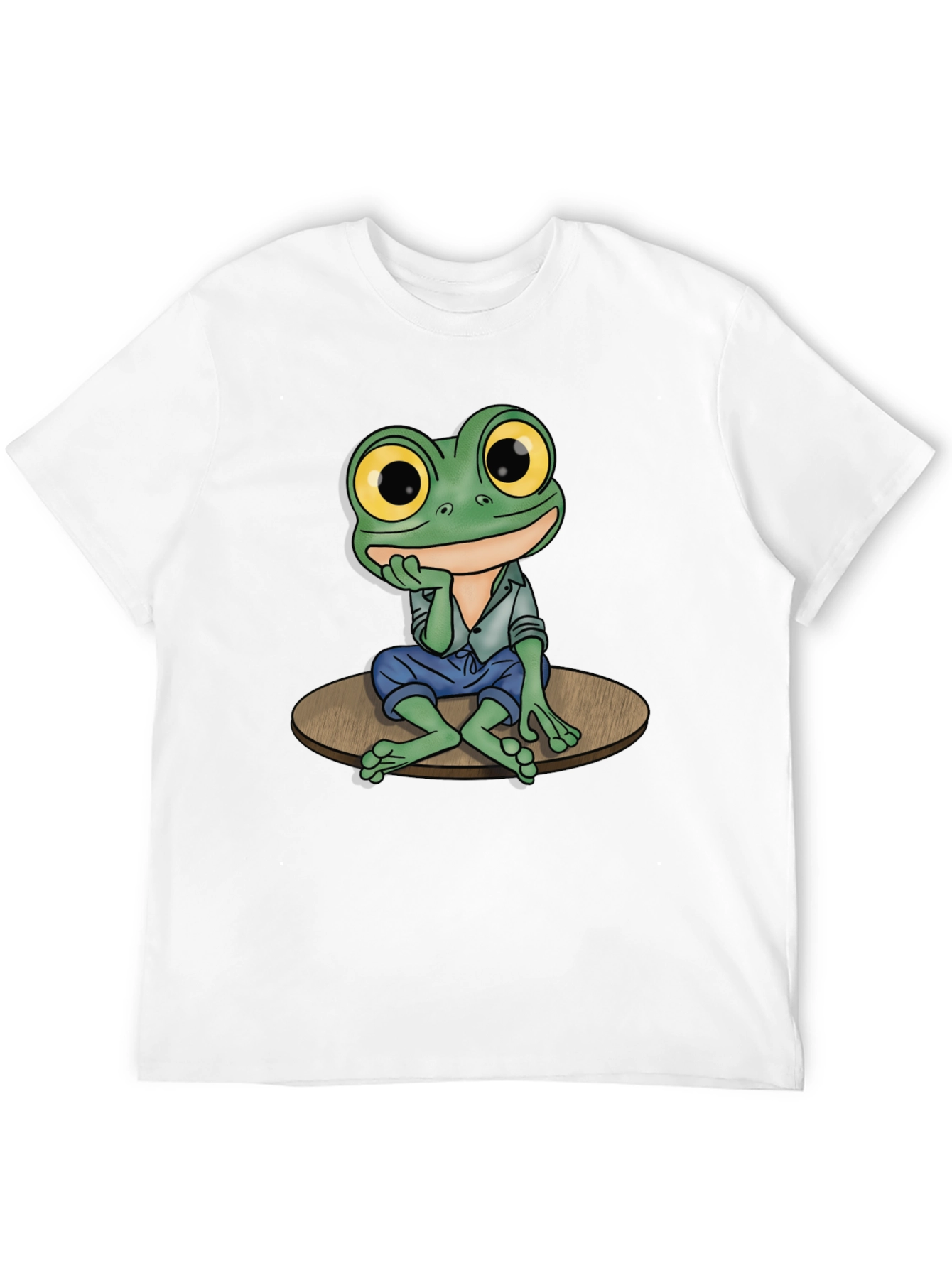 Frog Graphic Tee - Casual Black T-Shirt