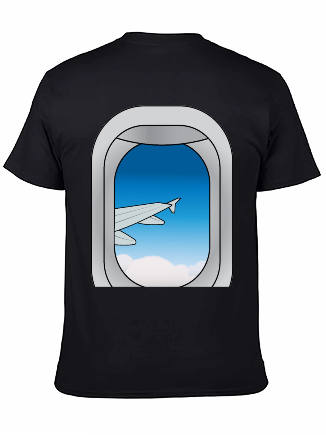 Airplane Window View Graphic Tee