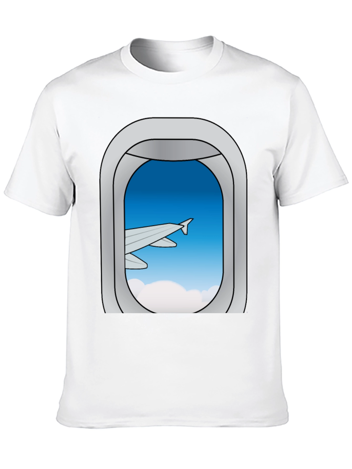 Airplane Window View Graphic Tee