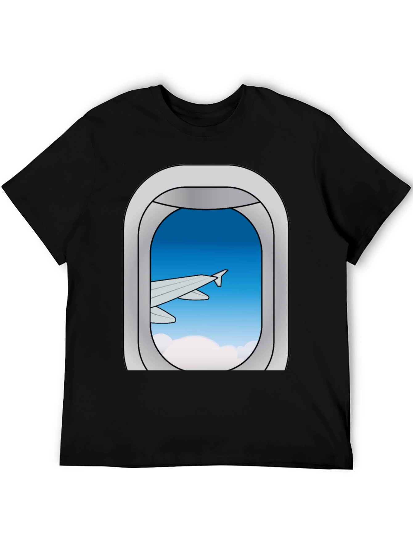 Airplane Window View Graphic Tee