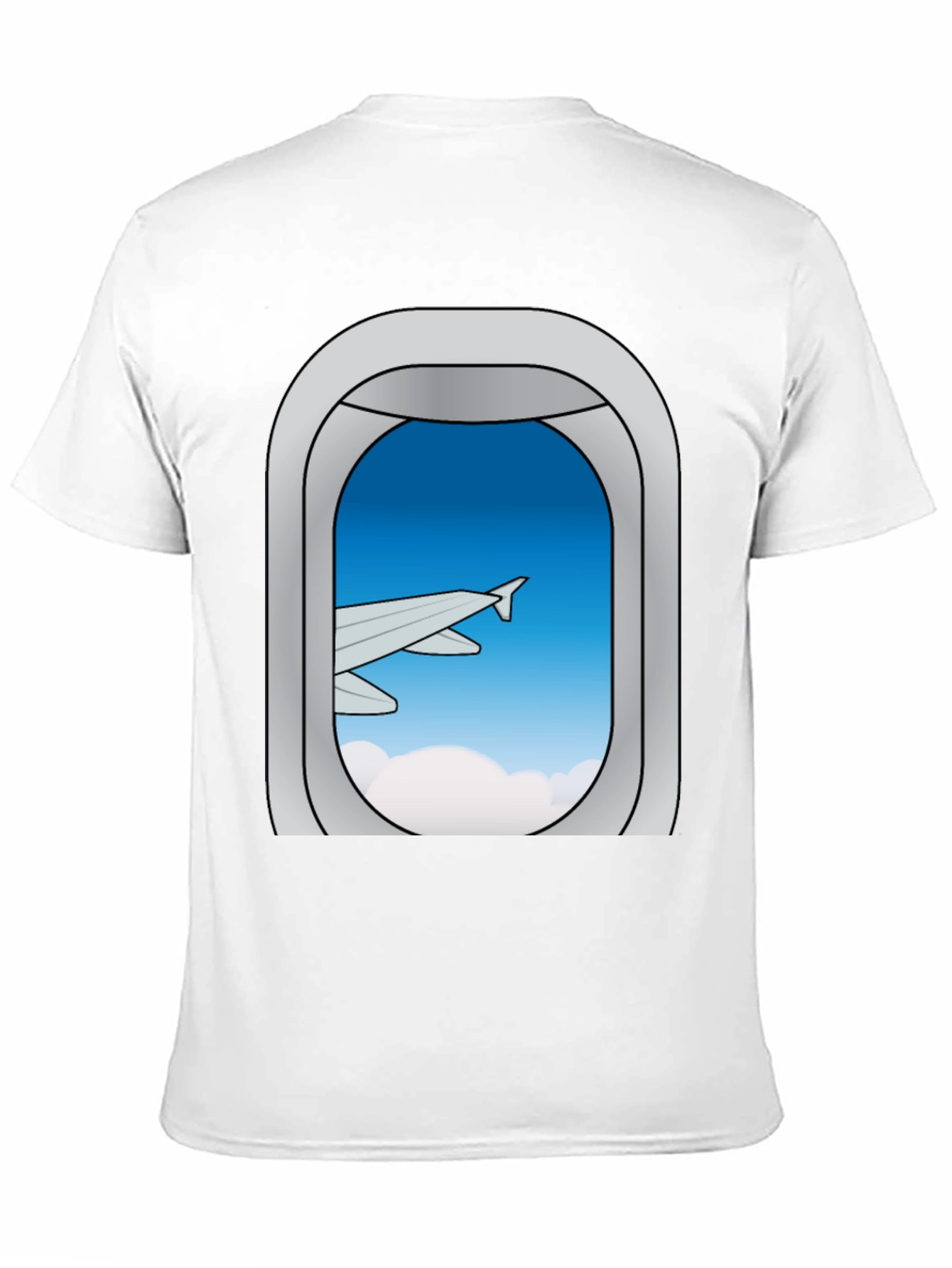 Airplane Window View Graphic Tee