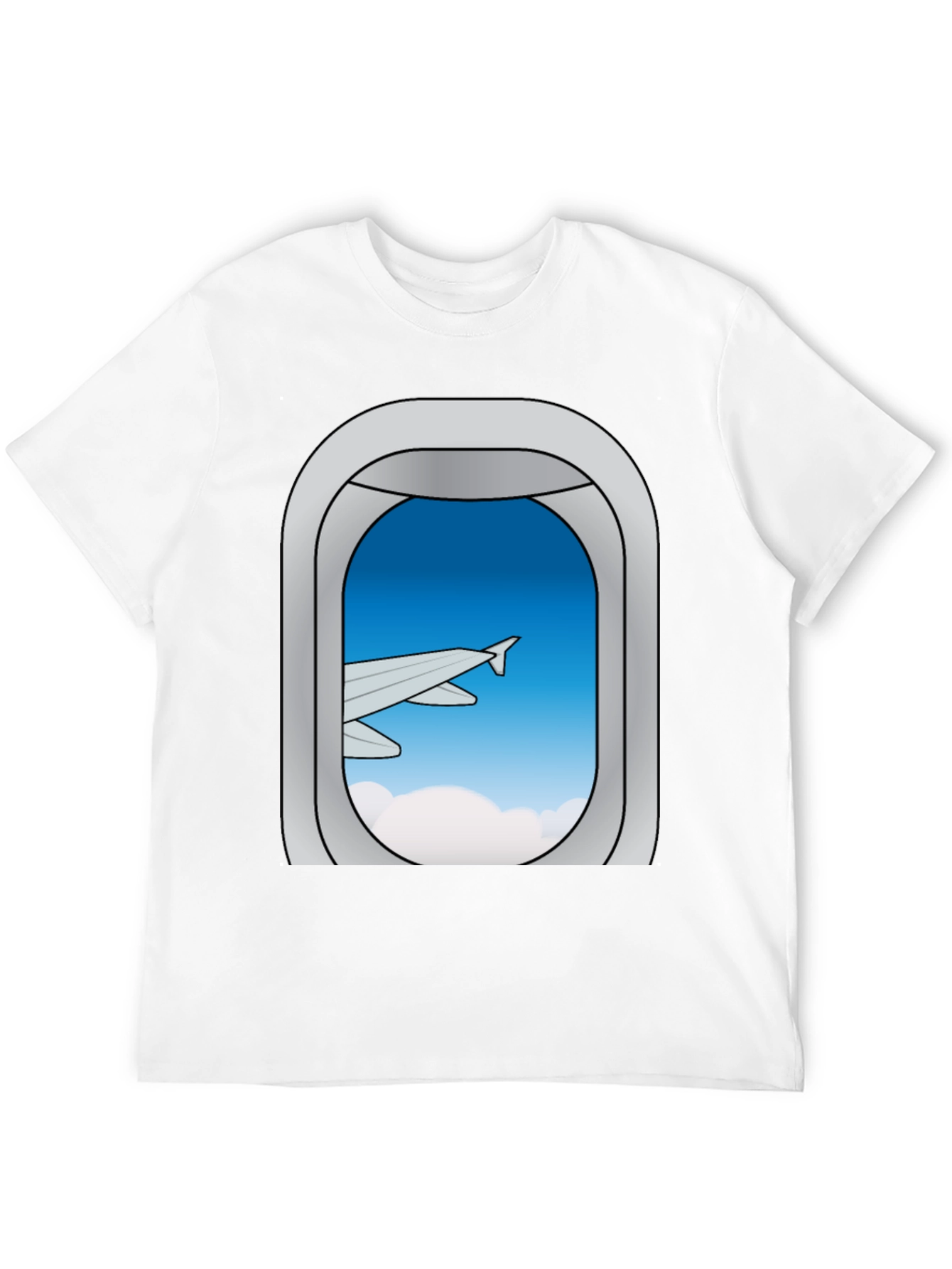 Airplane Window View Graphic Tee