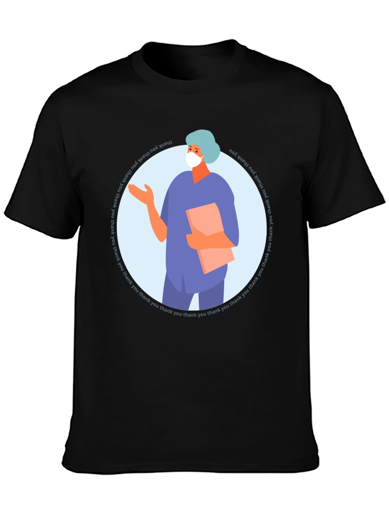 Thank You Healthcare Worker Graphic T-Shirt