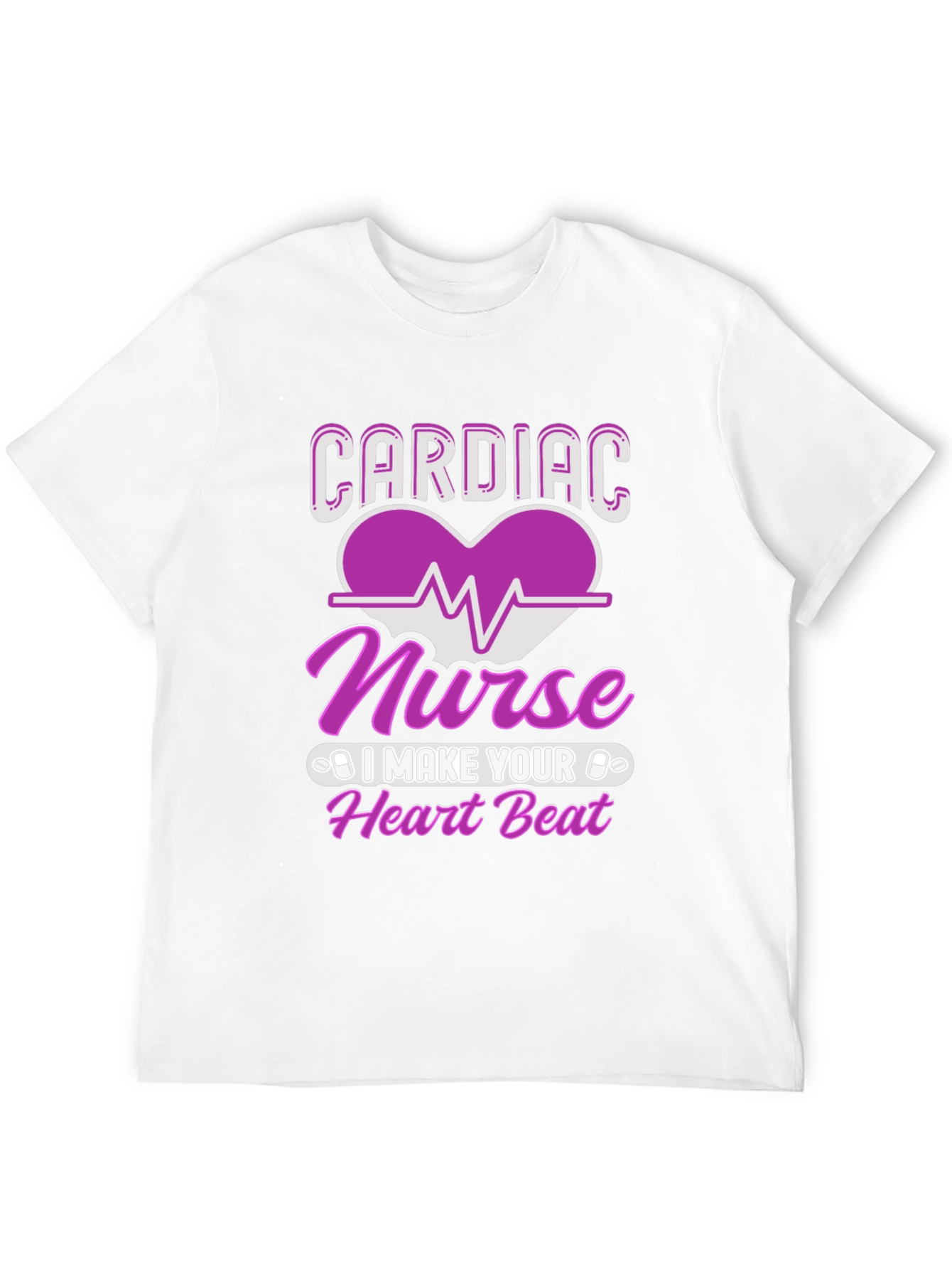 Cardiac Nurse Heartbeat T-Shirt