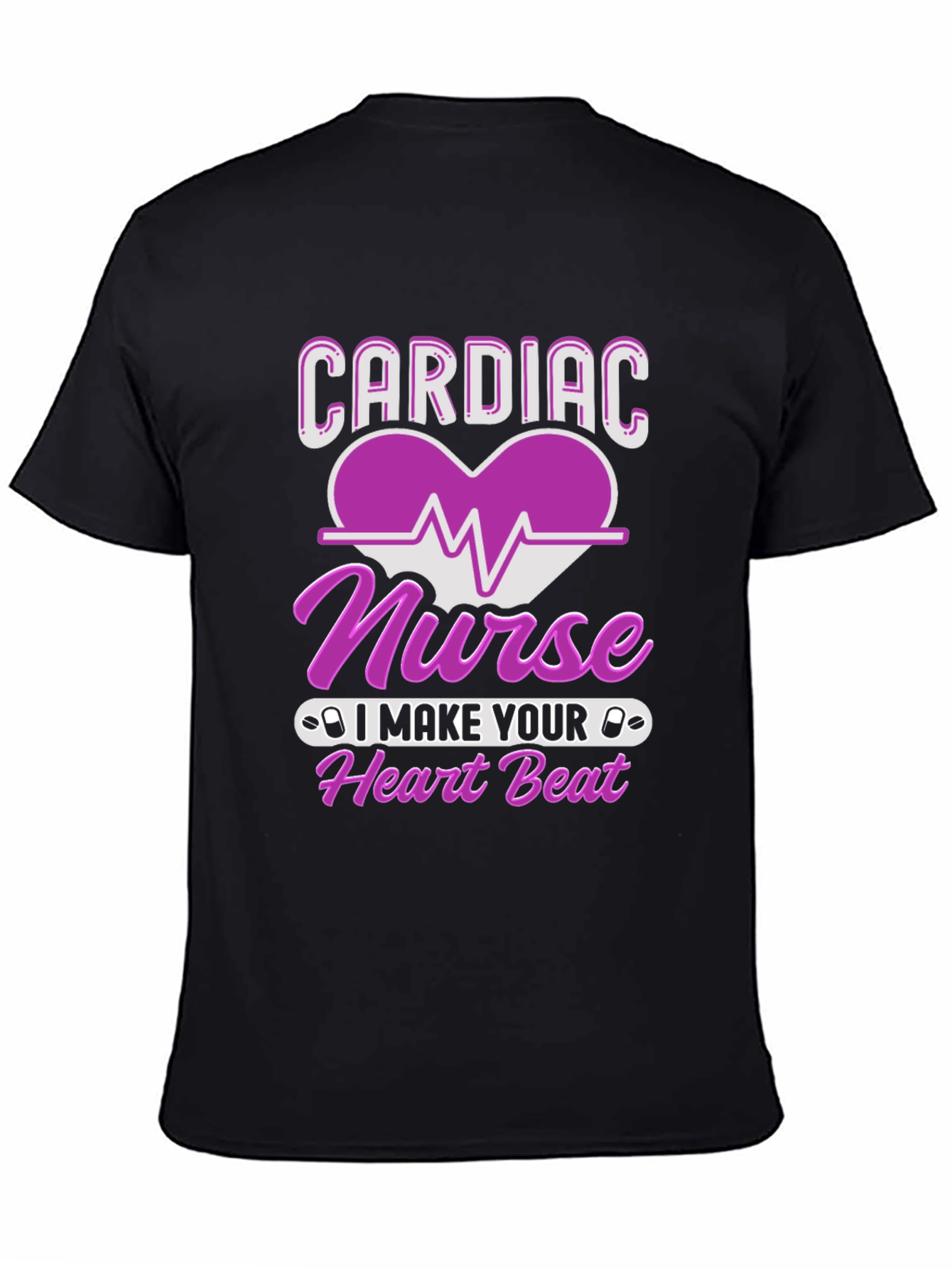 Cardiac Nurse Heartbeat T-Shirt