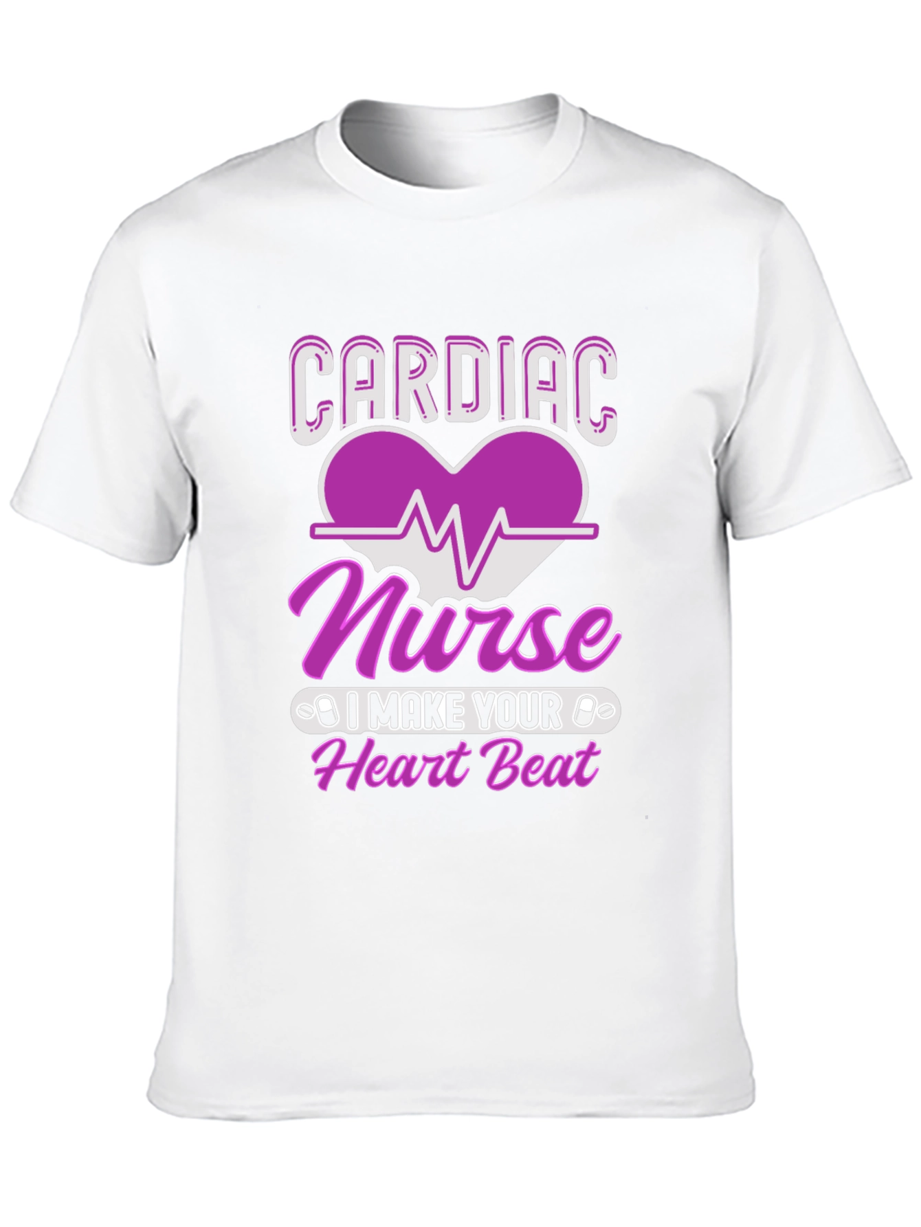 Cardiac Nurse Heartbeat T-Shirt