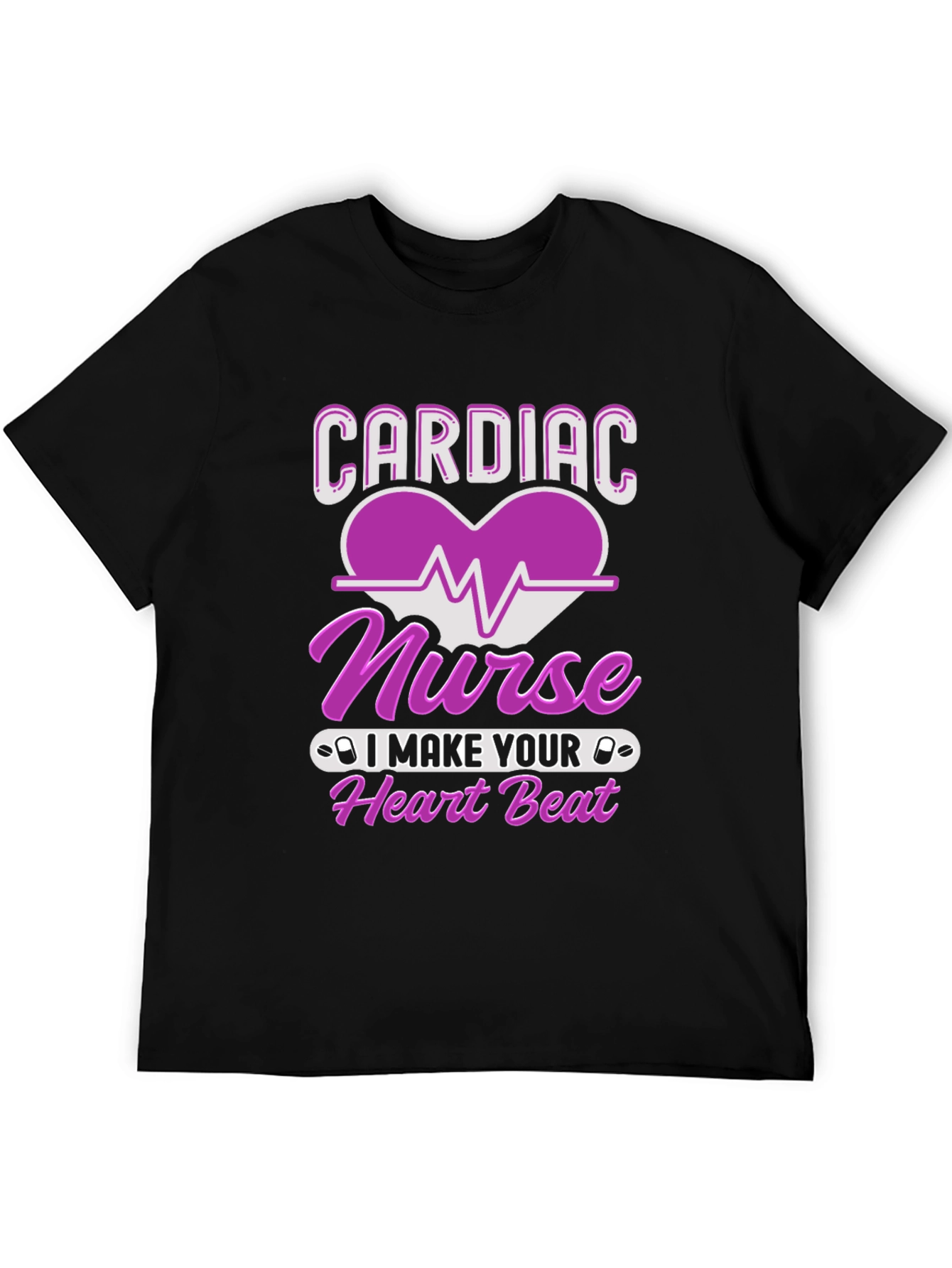 Cardiac Nurse Heartbeat T-Shirt