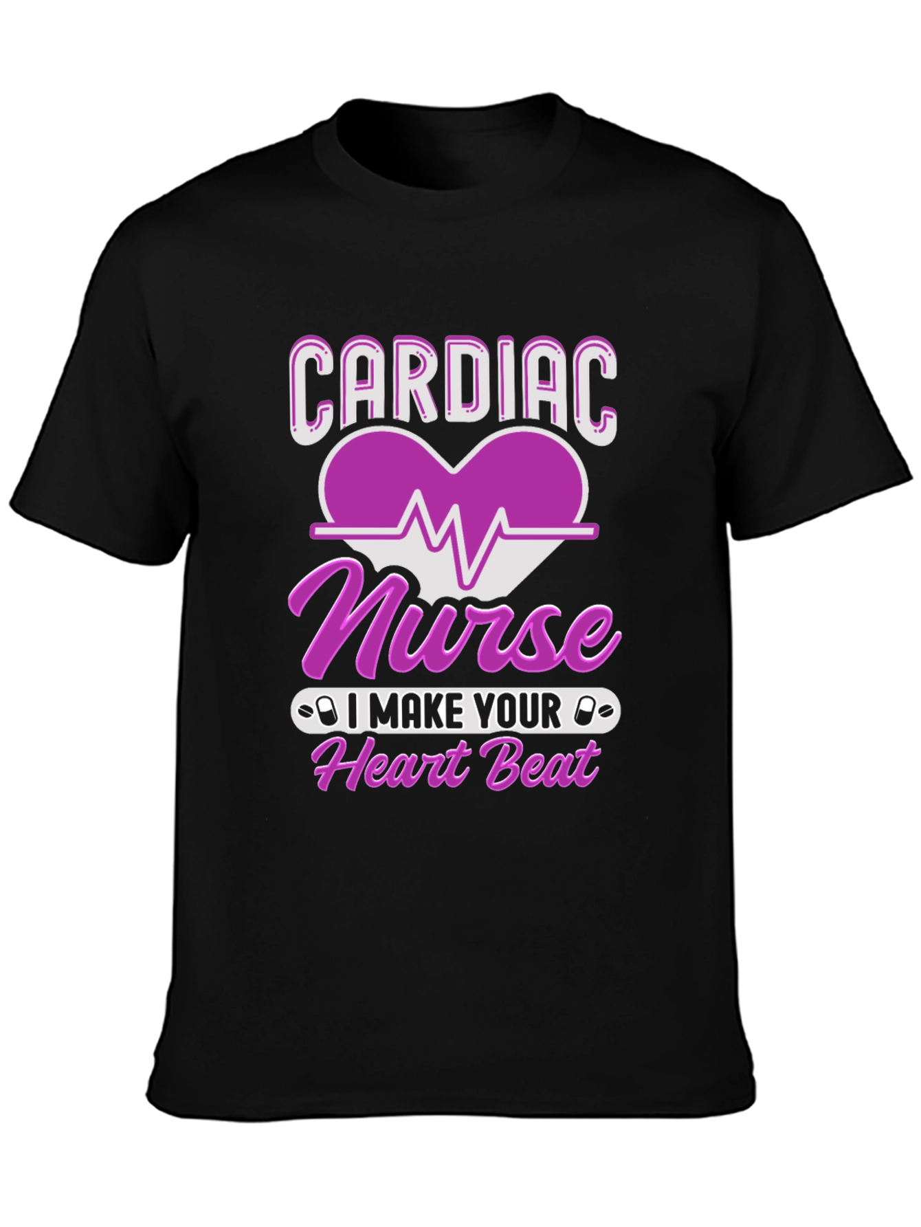 Cardiac Nurse Heartbeat T-Shirt