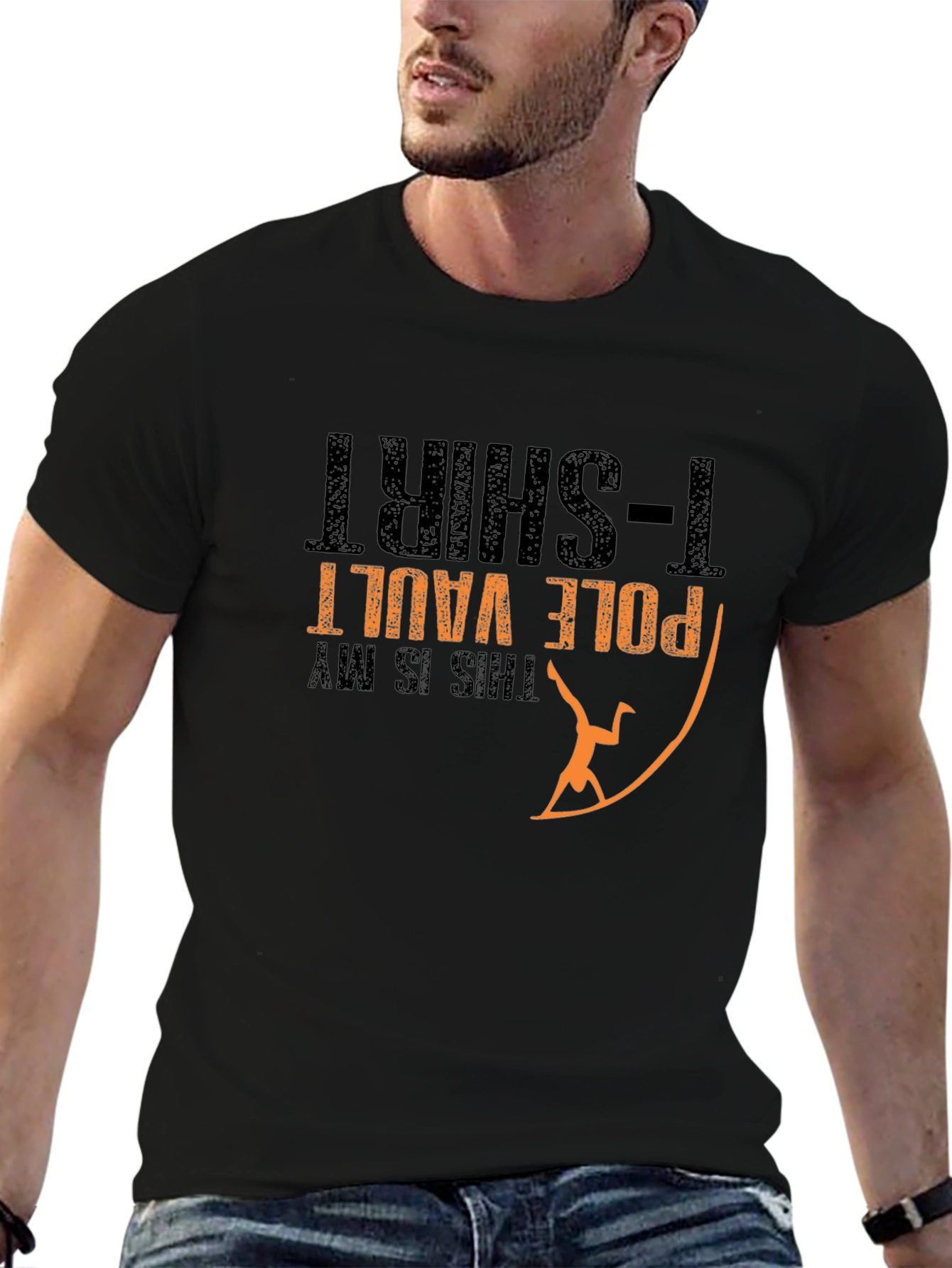 Pole Vault T-Shirt - Sporty Graphic Tee