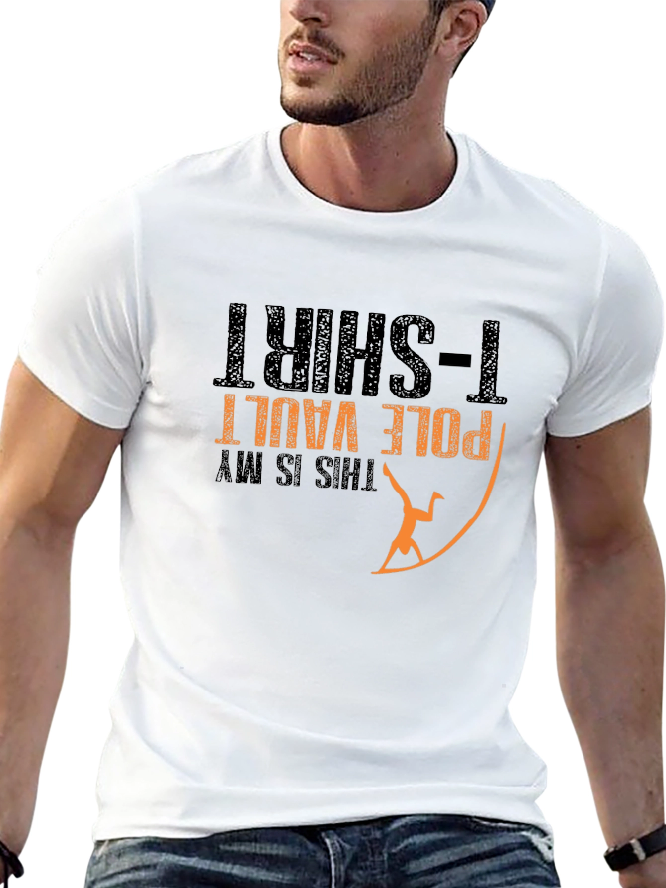 Pole Vault T-Shirt - Sporty Graphic Tee