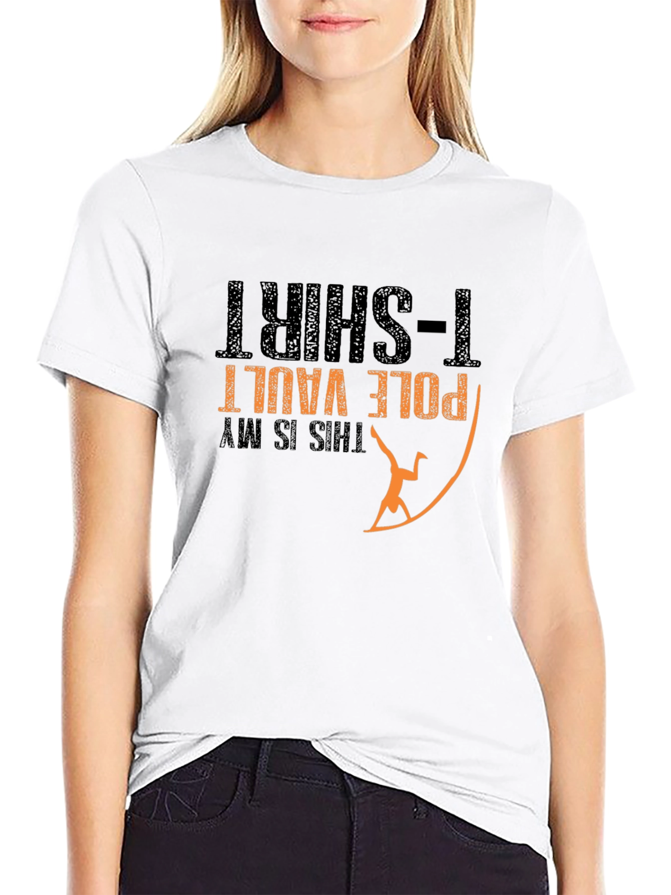 Pole Vault T-Shirt - Sporty Graphic Tee